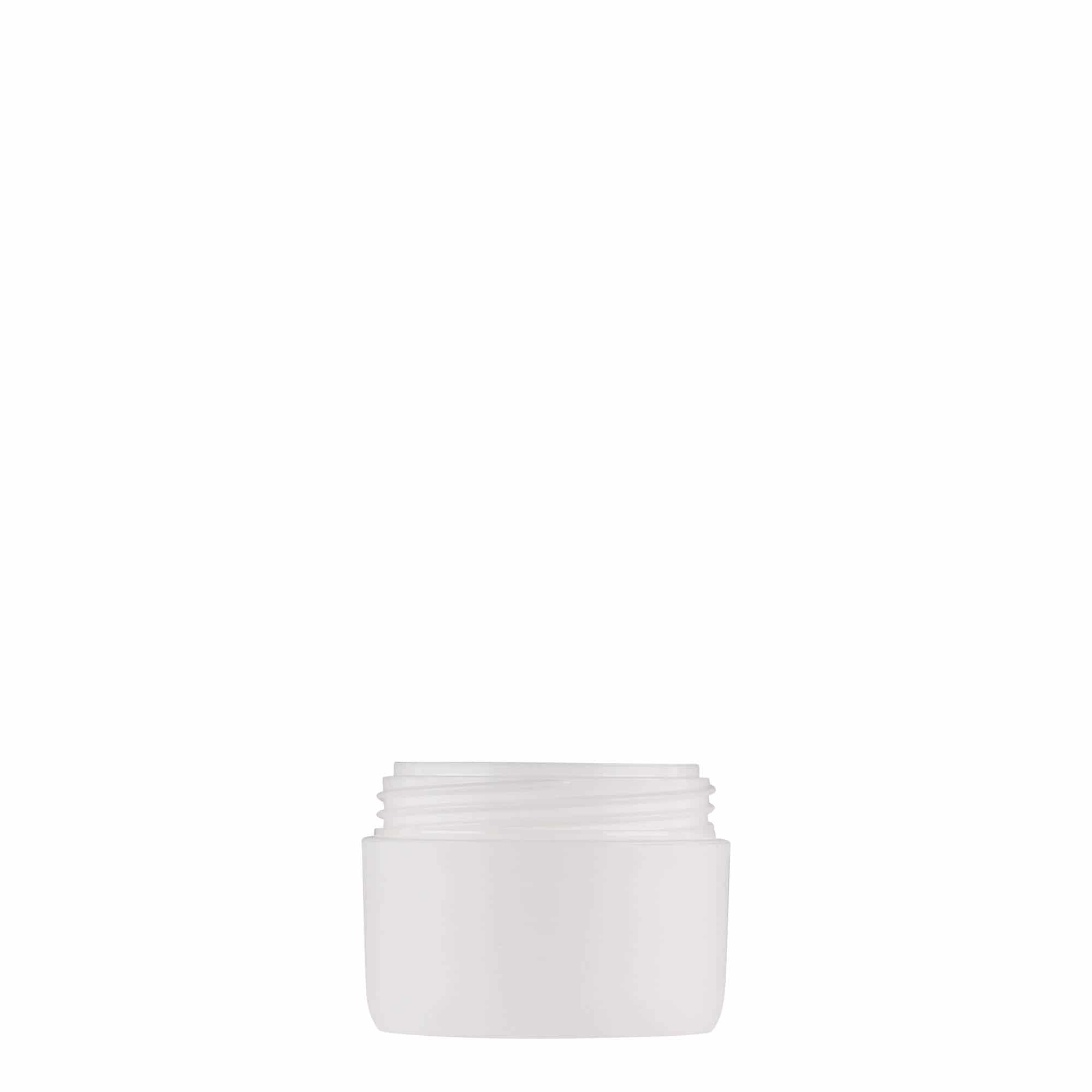 10 ml plastmasas kārbiņa 'Antonella', PP, balta, aizdare: skrūvējams vāciņš 10 ml plastmasas kārbiņa 'Antonella', PP, balta, aizdare: skrūvējams vāciņš