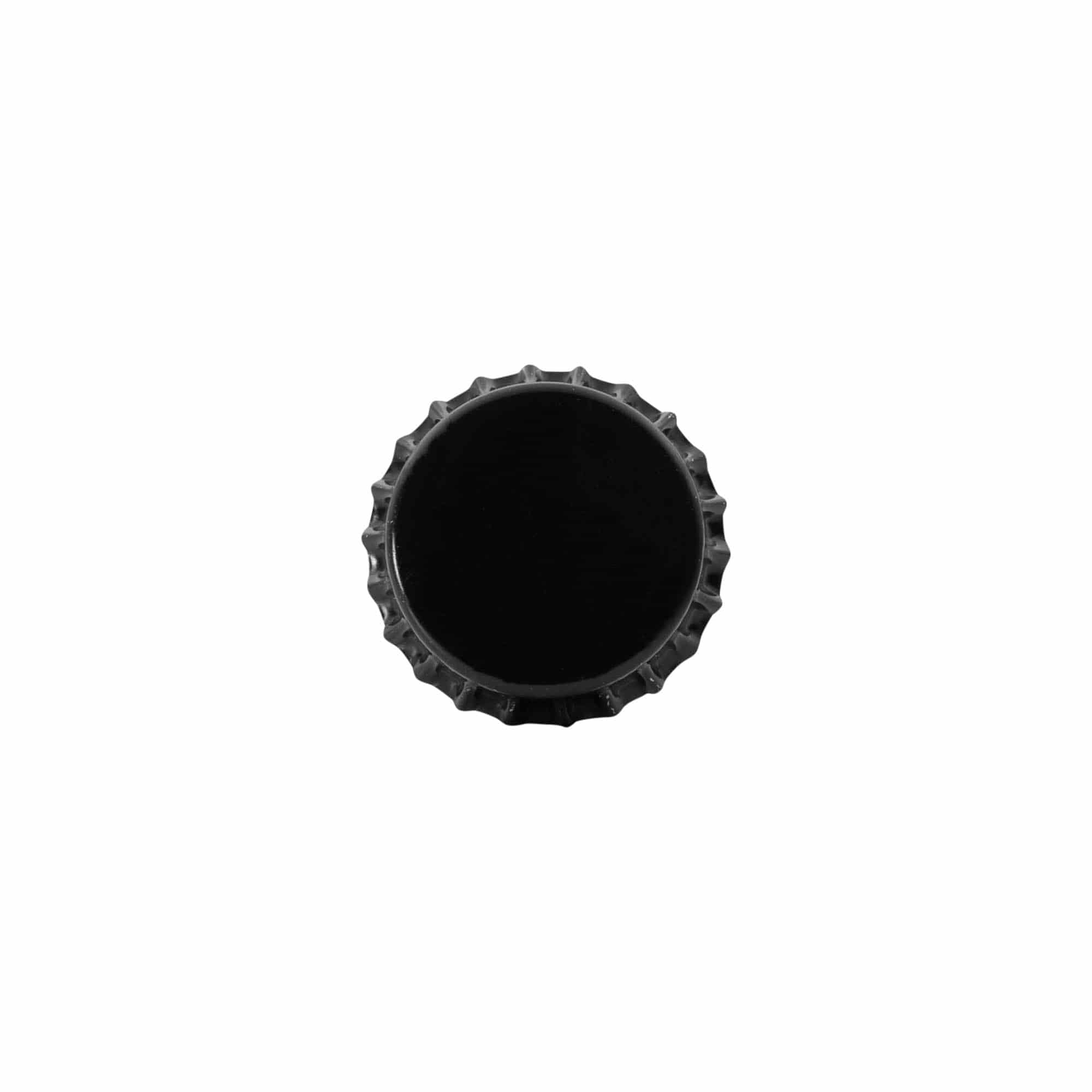 Korķa vāciņi 29 mm, metāls, melni