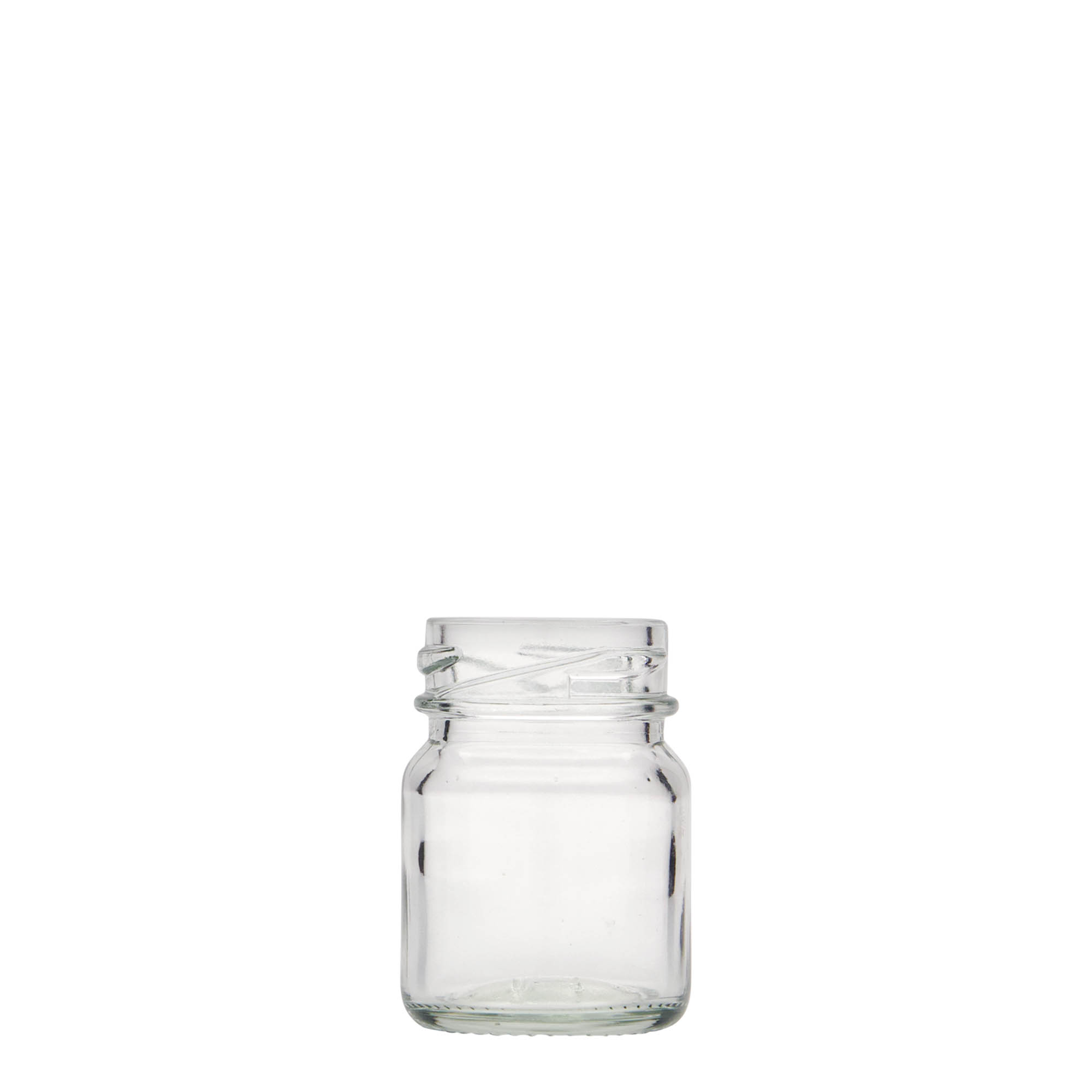 45 ml augsts apaļš glāze, atvere: Twist-Off (TO 38)