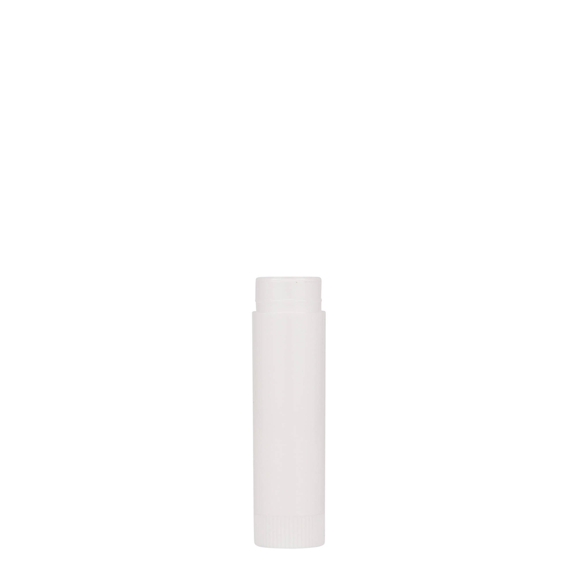 6 ml lūpu krāsas korpuss, PP plastmasa, balts