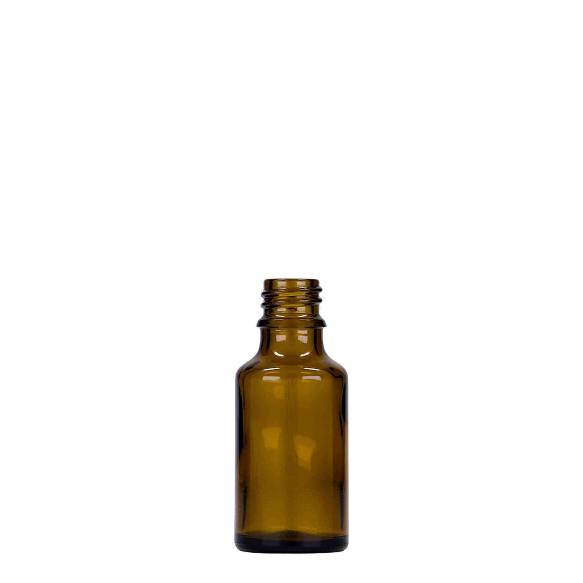 25 ml zāļu pudelīte, stikla, brūna, aizdare: DIN 18 25 ml zāļu pudelīte, stikla, brūna, aizdare: DIN 18