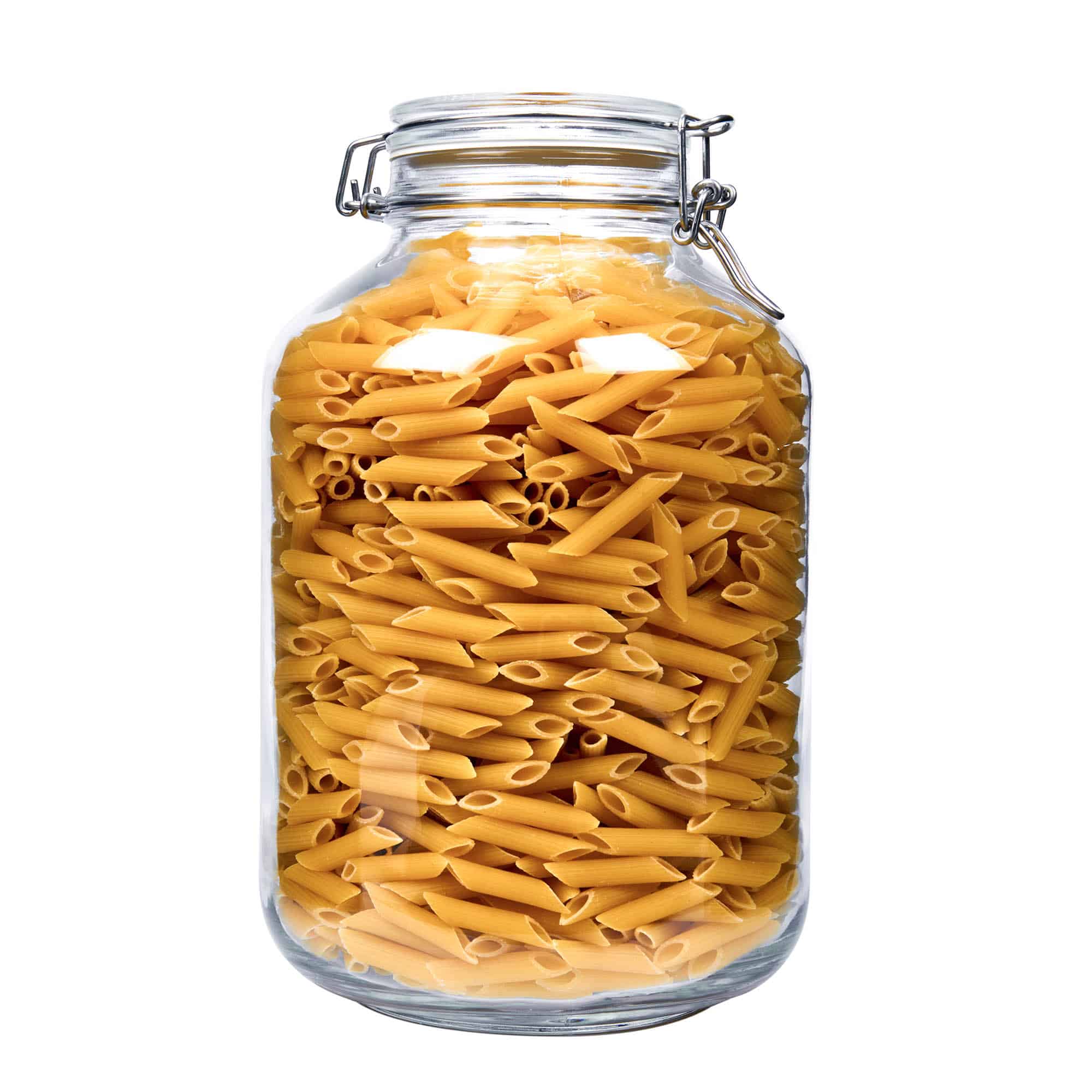 5.000 ml stiklaini burka ar metāla aizdari 'Fido', atvere: metāla aizdare ar stiepli