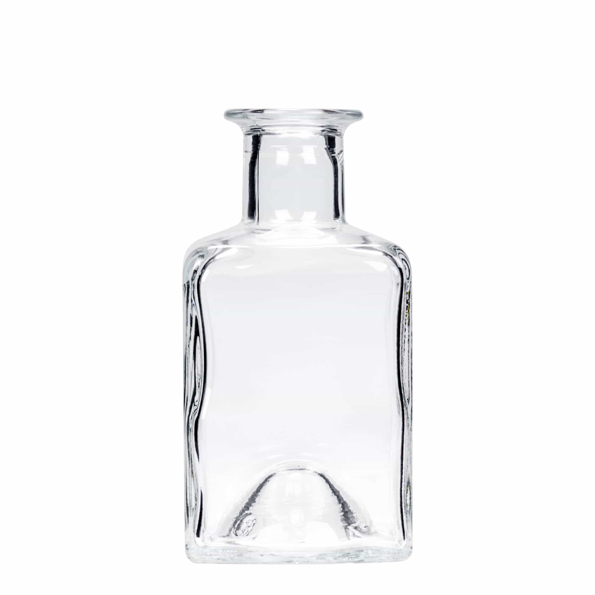 200 ml stikla pudele 'Kubica', kvadrātiska, aizdare: korķis 200 ml stikla pudele 'Kubica', kvadrātiska, aizdare: korķis
