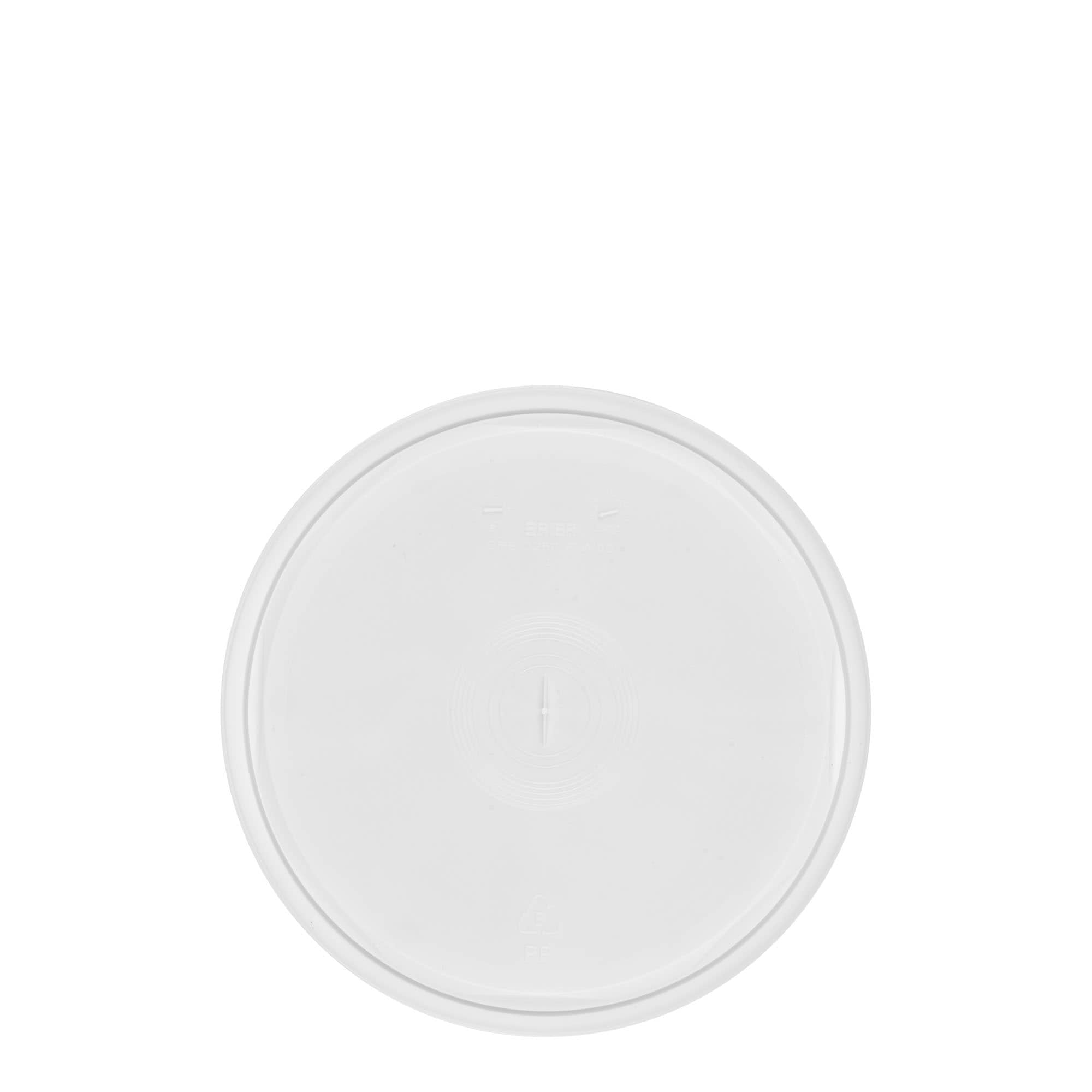 Vāks 2,5 l spainim, PP plastmasas, balts