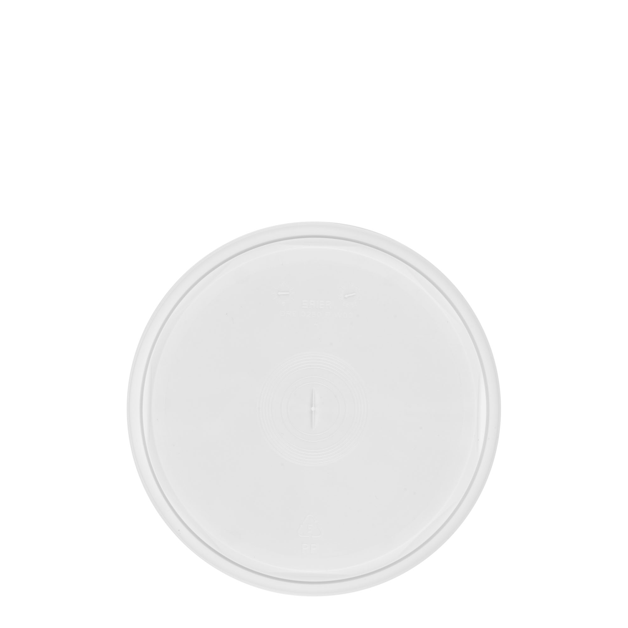 Vāks 2,5 l spainim, PP plastmasas, balts