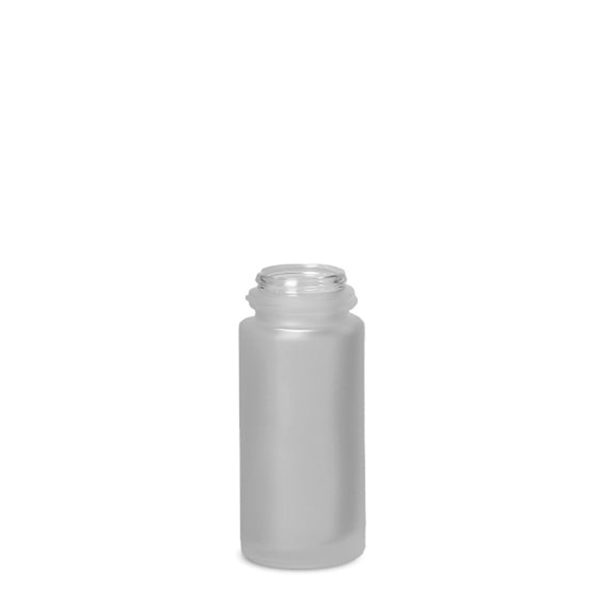 50 ml roll-on pudele, stikls, matēts, atvere: skrūvējams aizvērums