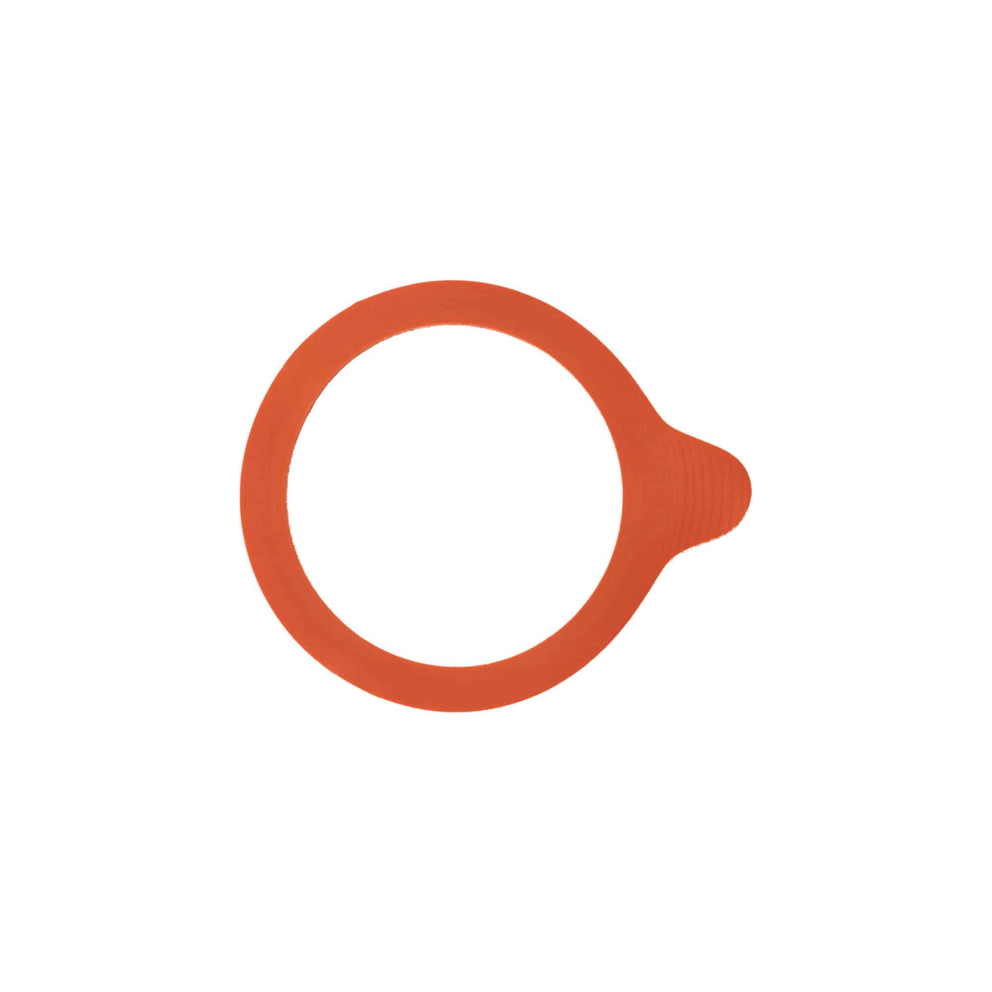 WECK ievārīšanas gredzens RR60 #, sarkans, atvere: apaļš malas gredzens