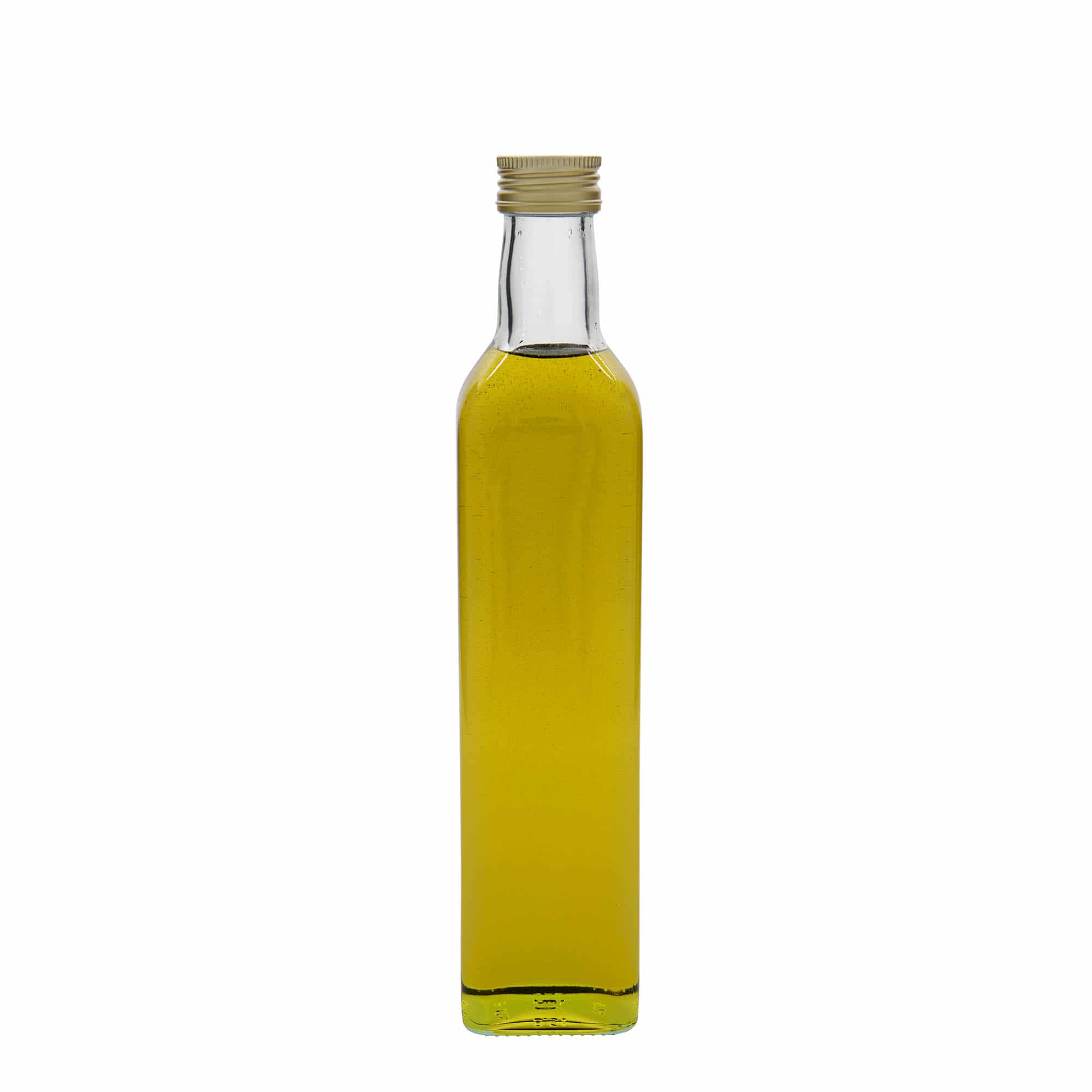 500 ml stikla pudele 'Marasca', kvadrātiska, aizdare: PP 31,5