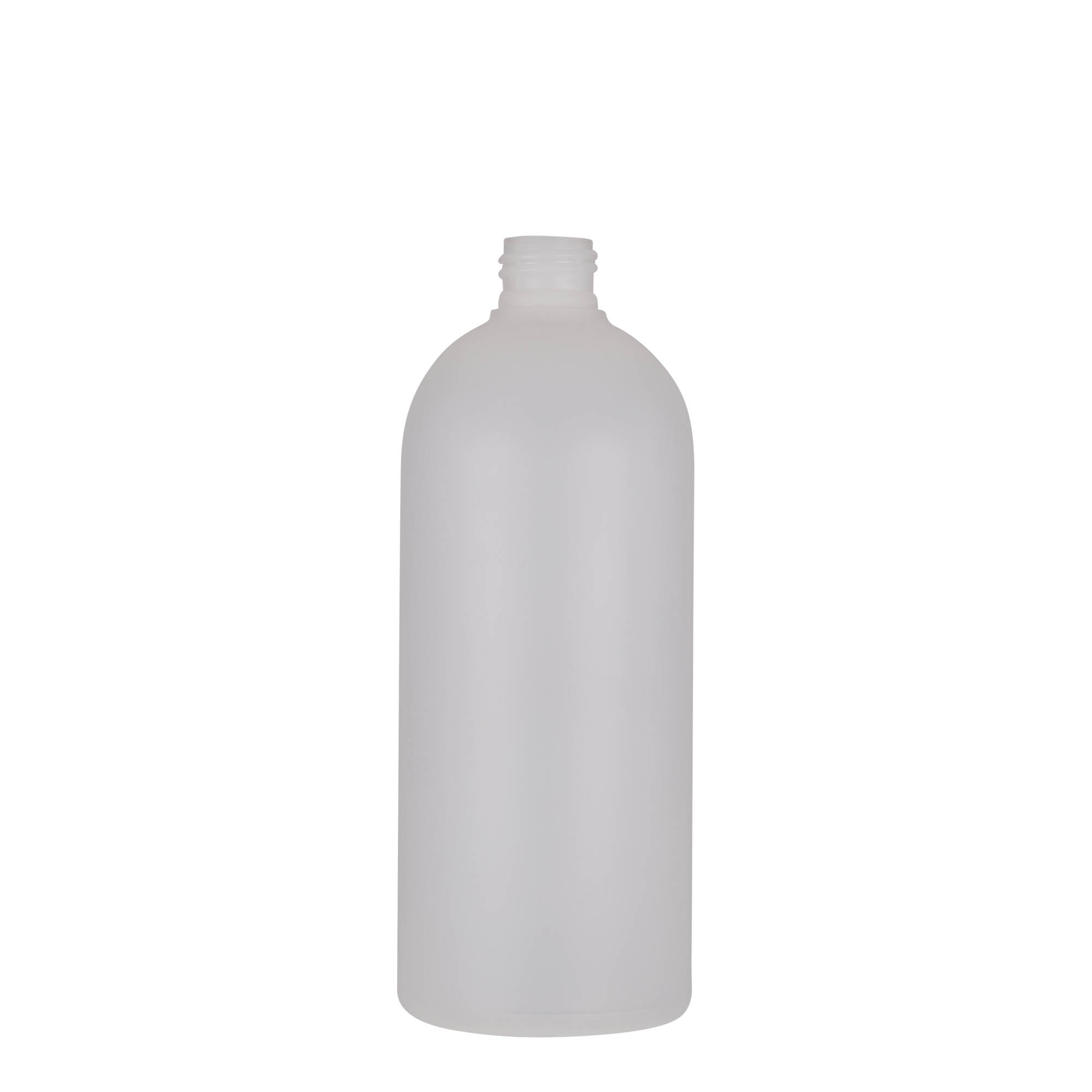 500 ml plastmasas pudele 'Tuffy', HDPE, dabīga, atvere: 24/410