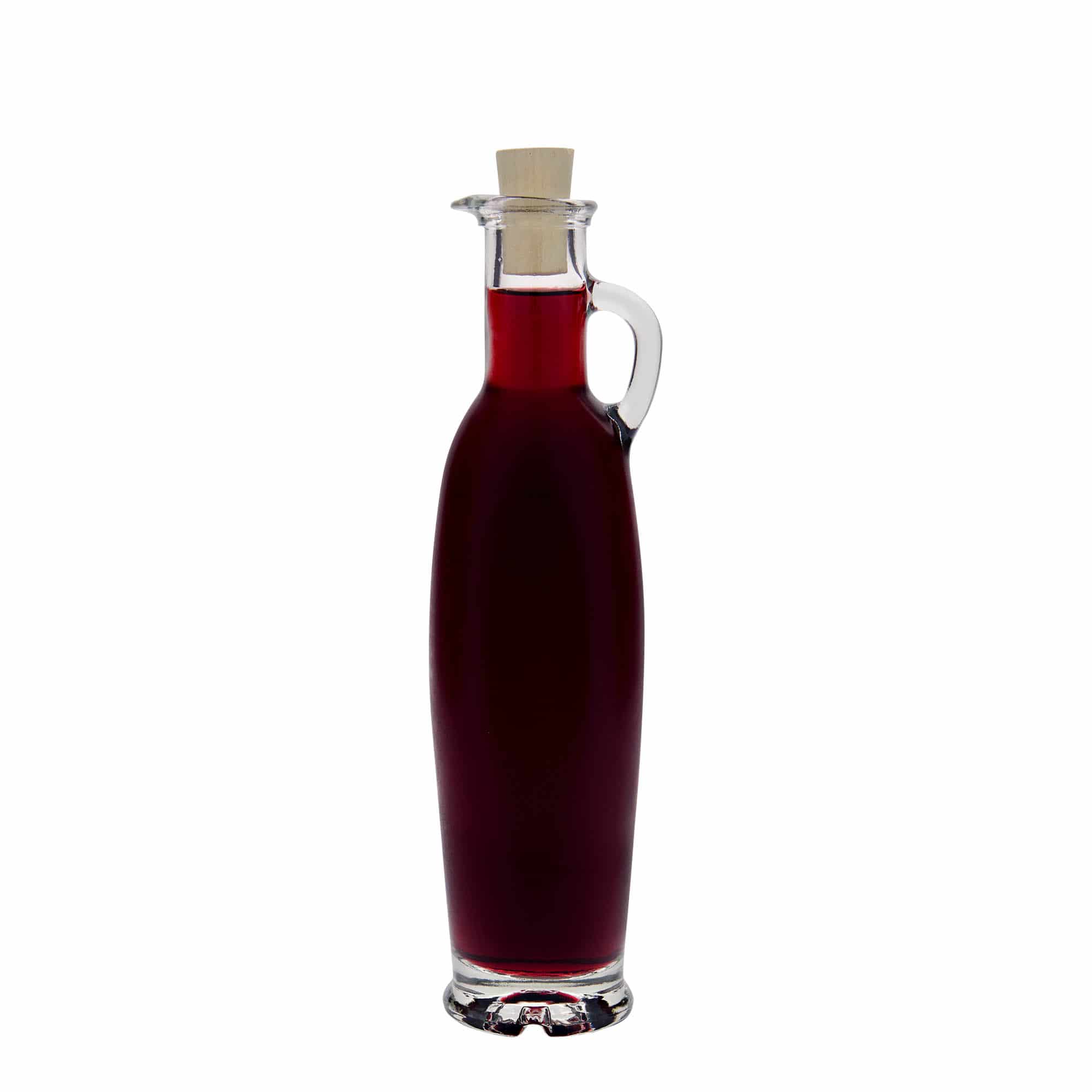 250 ml stikla pudele 'Simona', aizdare: korķis