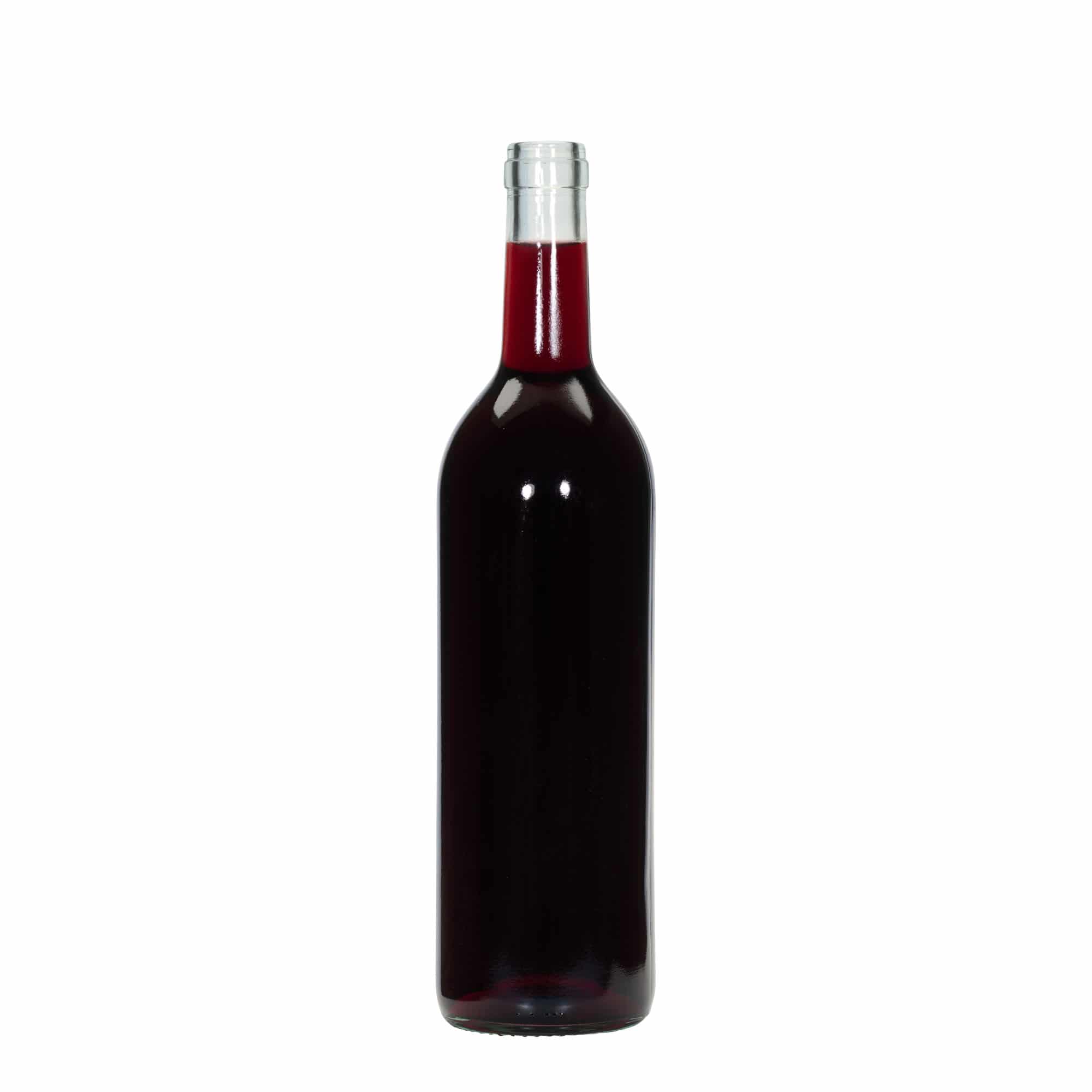 750 ml stiklinis butelis „Bordeaux Tradition“, kaklelis: kamštis