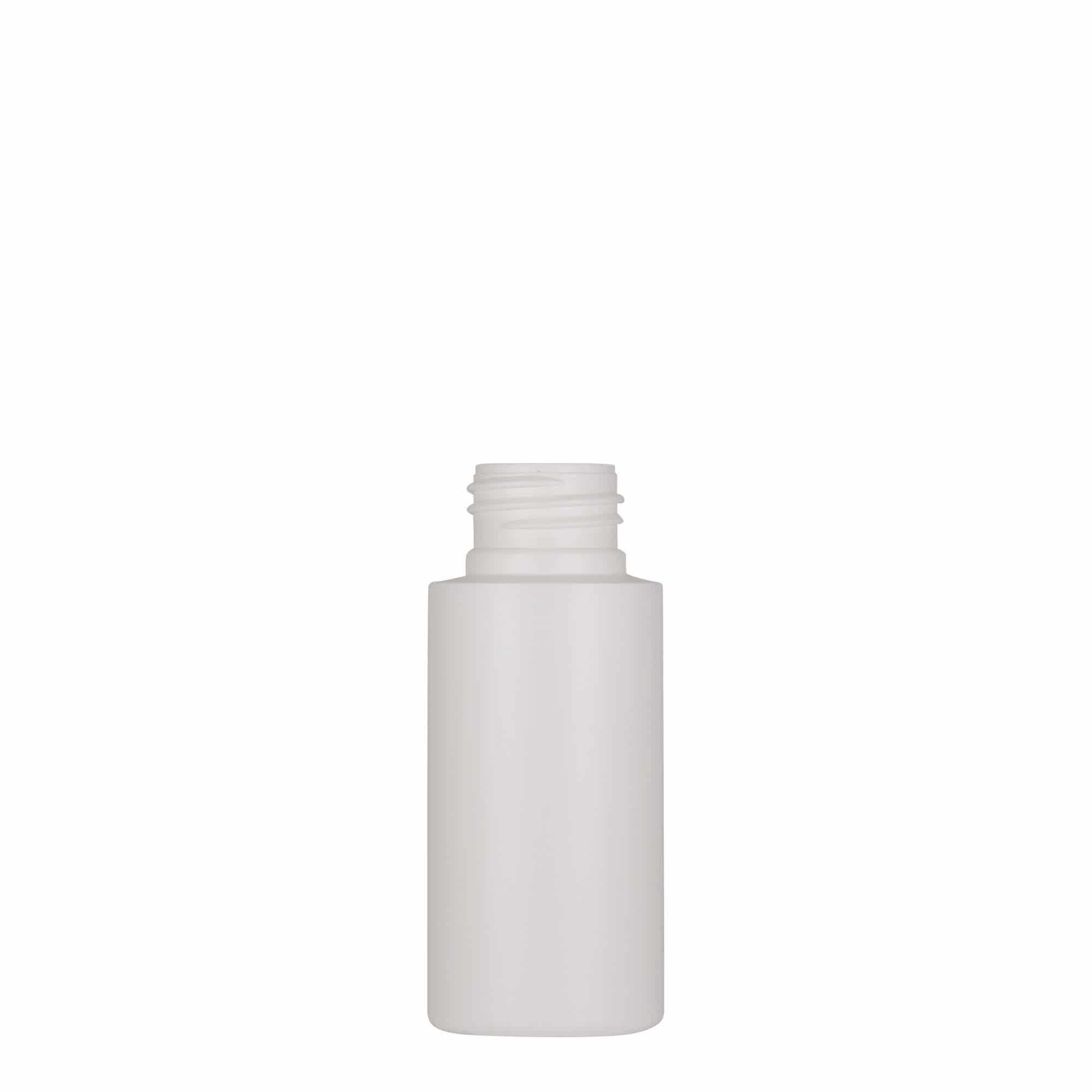 50 ml plastmasas pudele 'Pipe', Green HDPE, balta, aizdare: GPI 24/410 50 ml plastmasas pudele 'Pipe', Green HDPE, balta, aizdare: GPI 24/410
