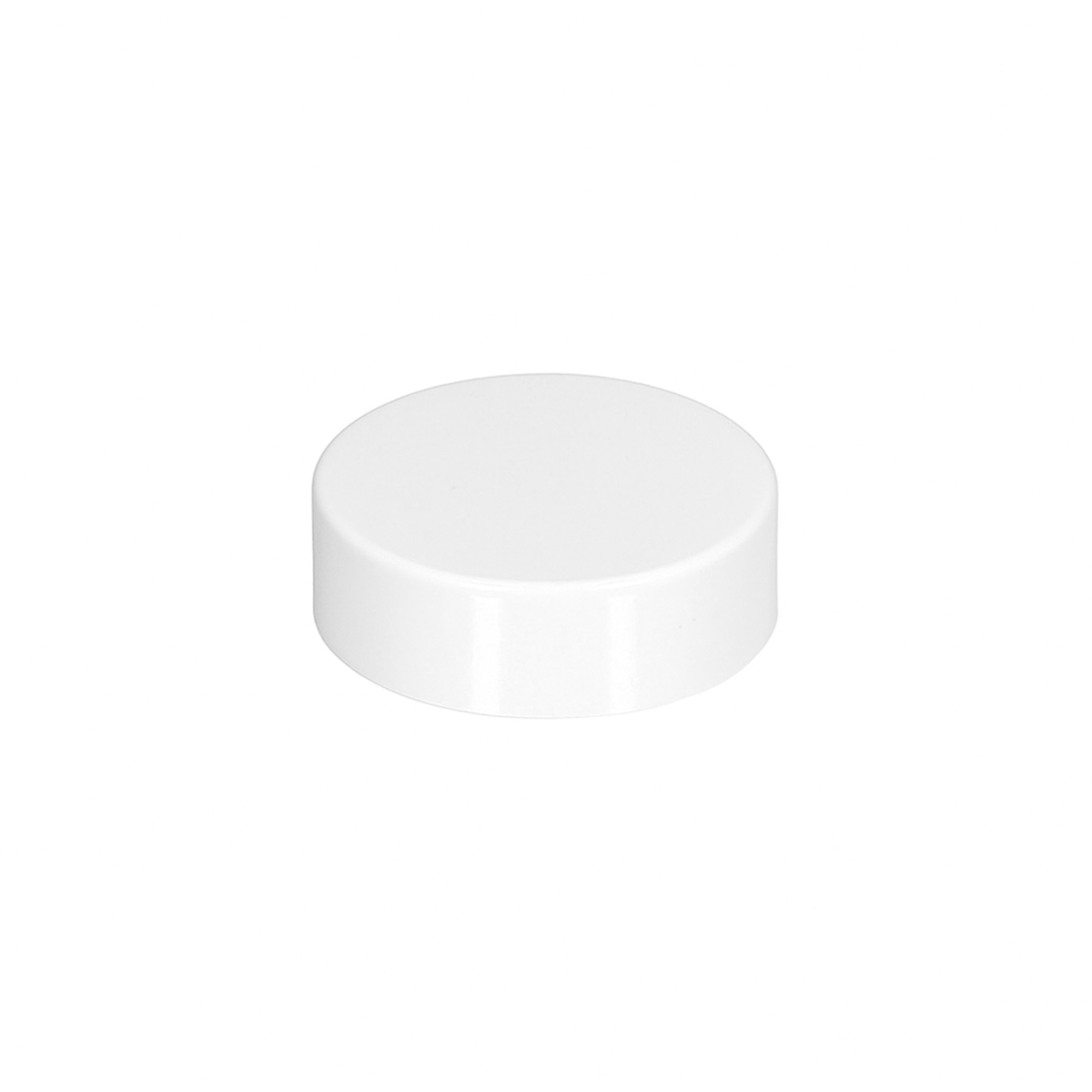 Skrūvējams aizvērējs 30 ml 'Brown Line', PP, balts