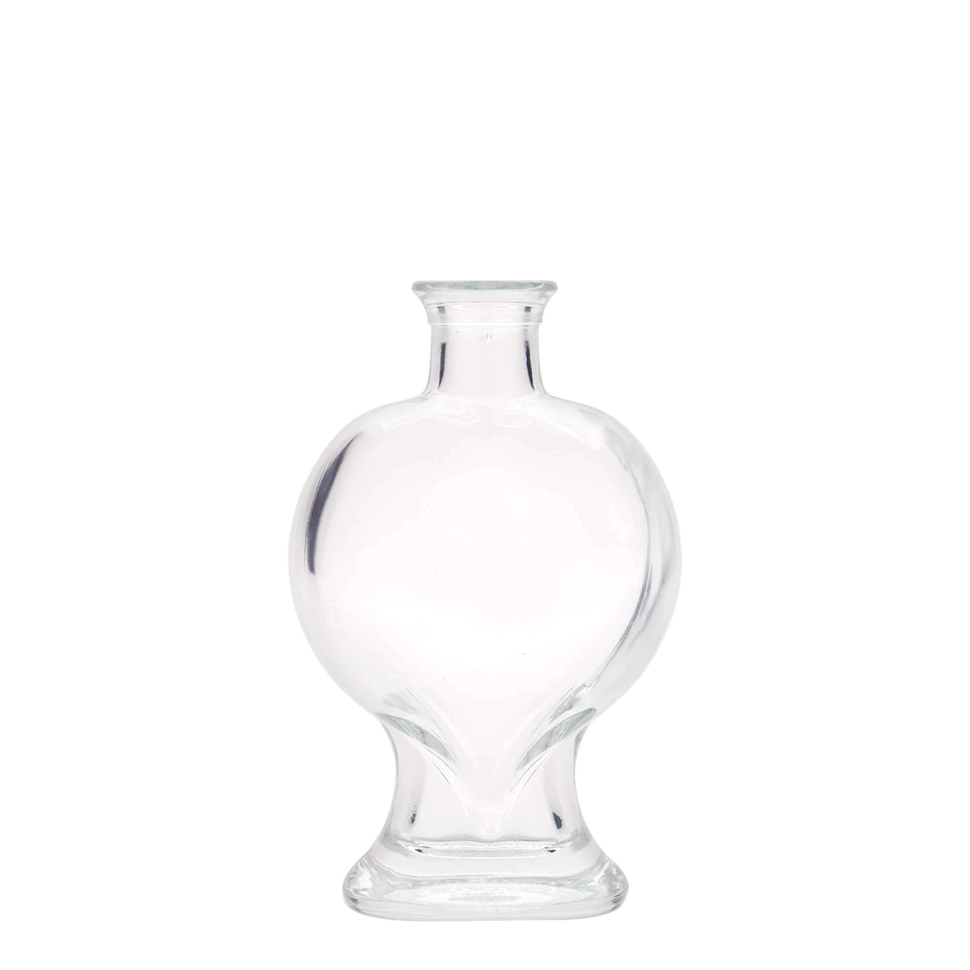 200 ml stikla pudele 'Sirds', atvere: korķis