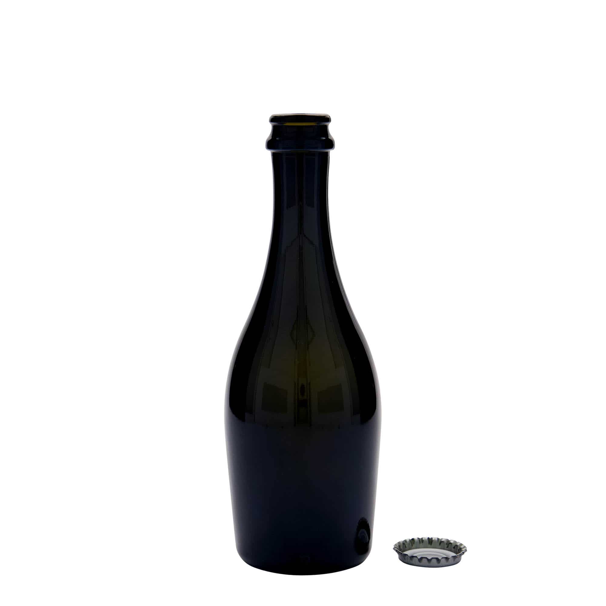 330 ml šampanieša pudele 'Carmen', stikla, antīki zaļa, aizdare: kroņveida korķis 330 ml šampanieša pudele 'Carmen', stikla, antīki zaļa, aizdare: kroņveida korķis