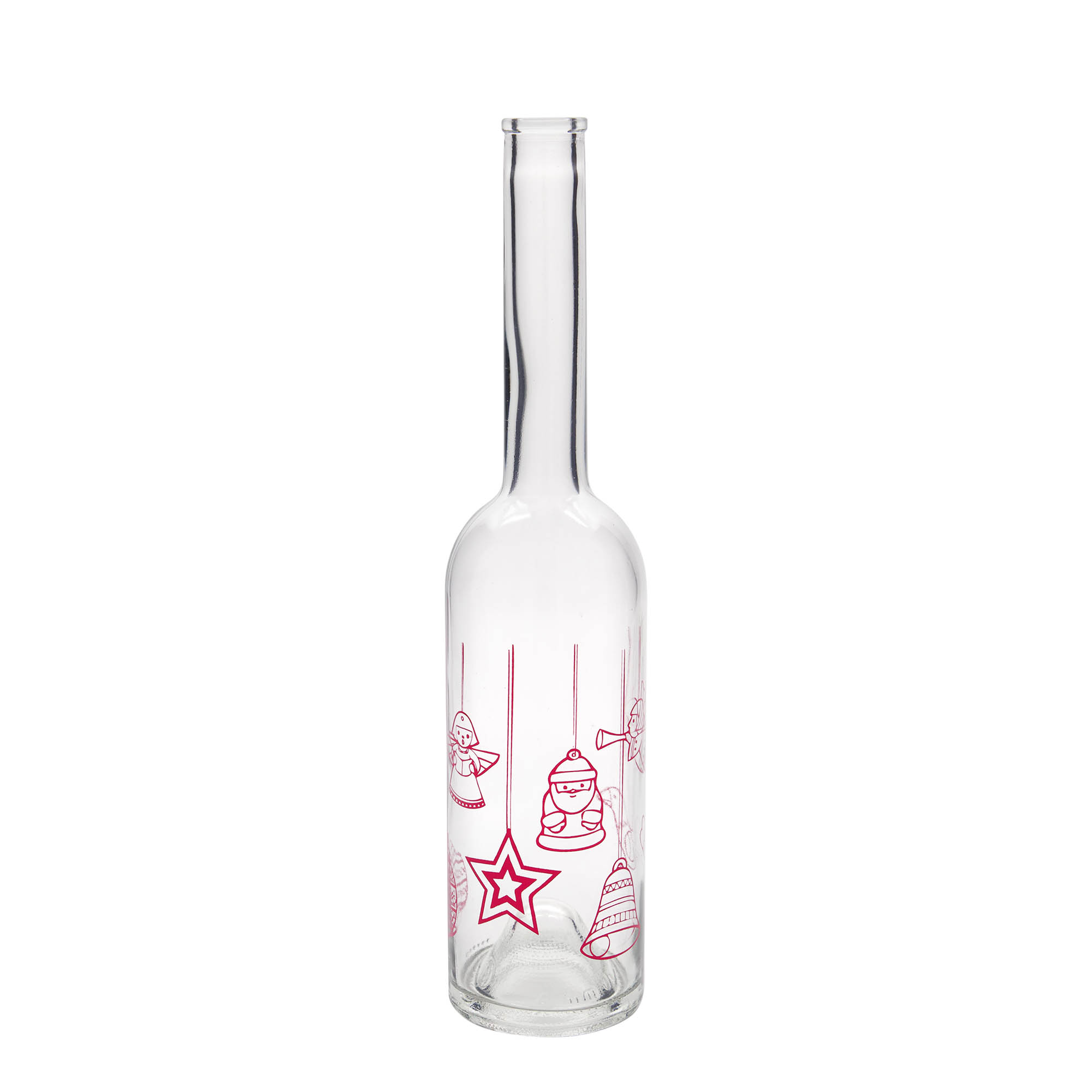500 ml stikla pudele 'Opera', motīvs: zvaigznes, atvere: korķis 500 ml stikla pudele 'Opera', motīvs: zvaigznes, atvere: korķis