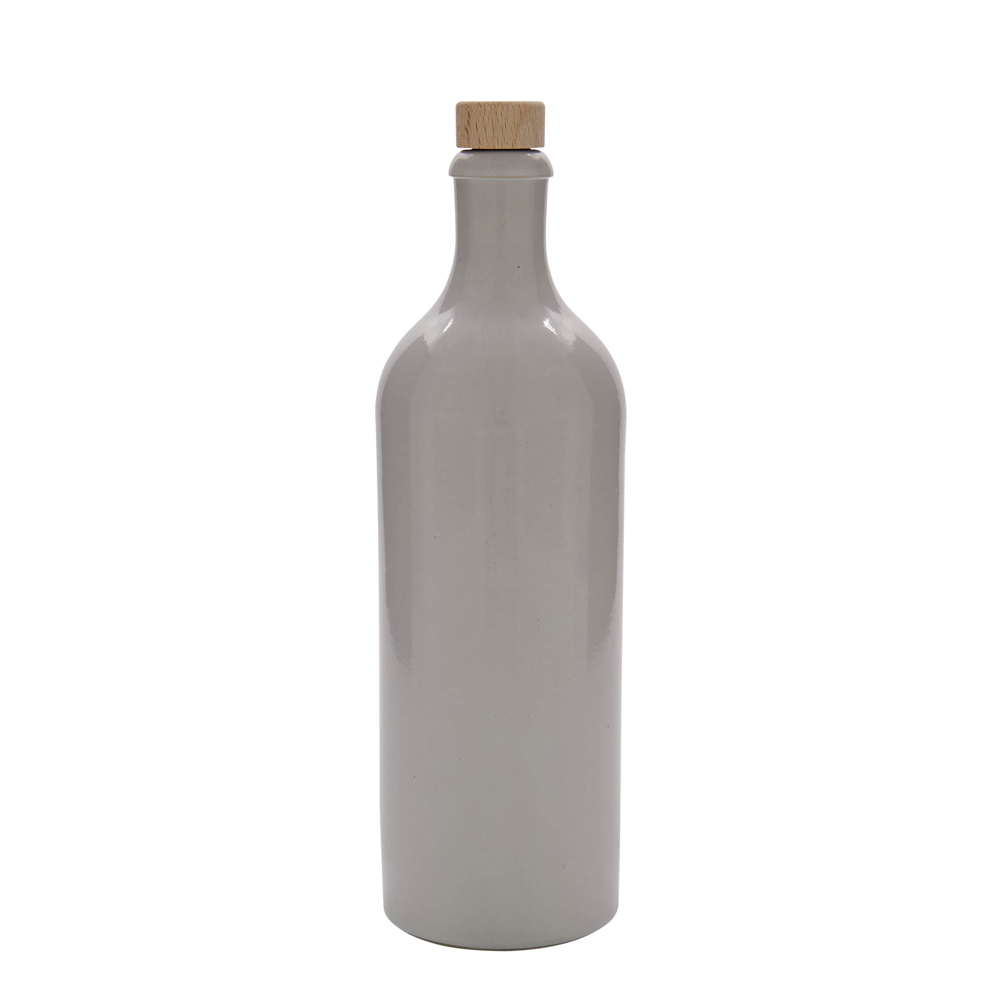 750 ml māla krūze, akmens trauks, balta, atvere: korķis
