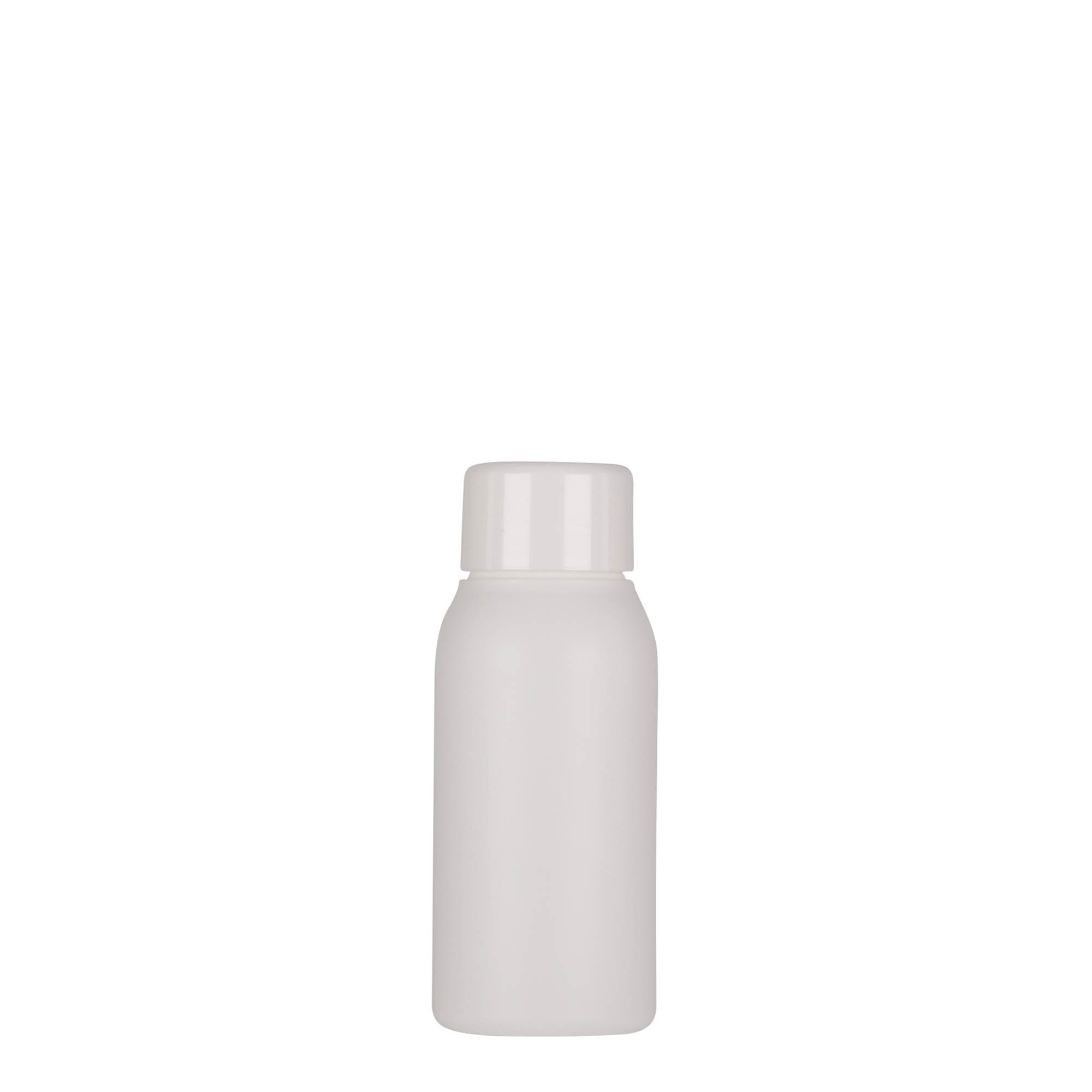 50 ml plastmasas pudele 'Tuffy', HDPE, balta, atvere: 24/410 50 ml plastmasas pudele 'Tuffy', HDPE, balta, atvere: 24/410