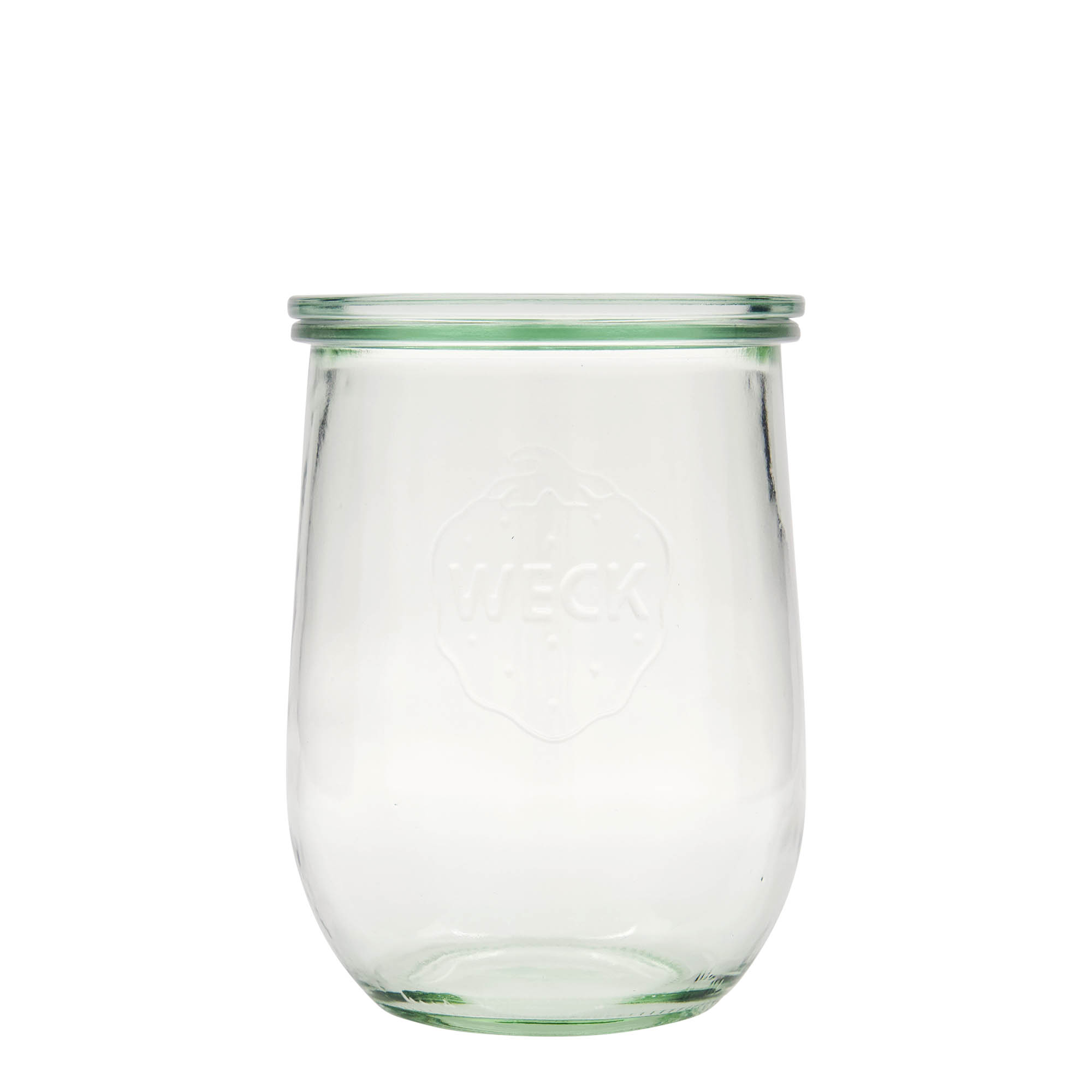 1,050 ml WECK tulpes formas burka #, atvere: apaļa mala 1,050 ml WECK tulpes formas burka #, atvere: apaļa mala
