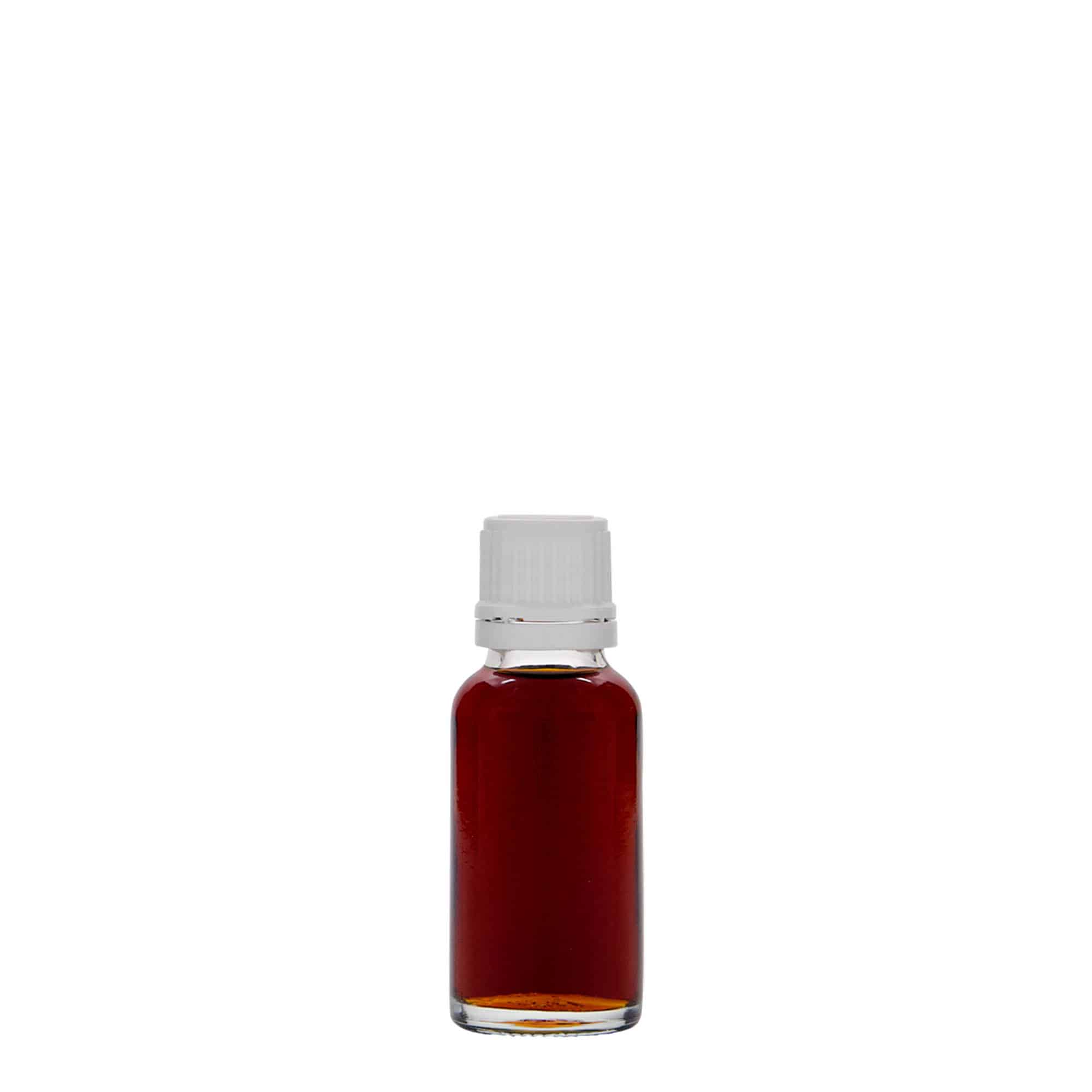 20 ml zāļu pudelīte, stikla, aizdare: DIN 18