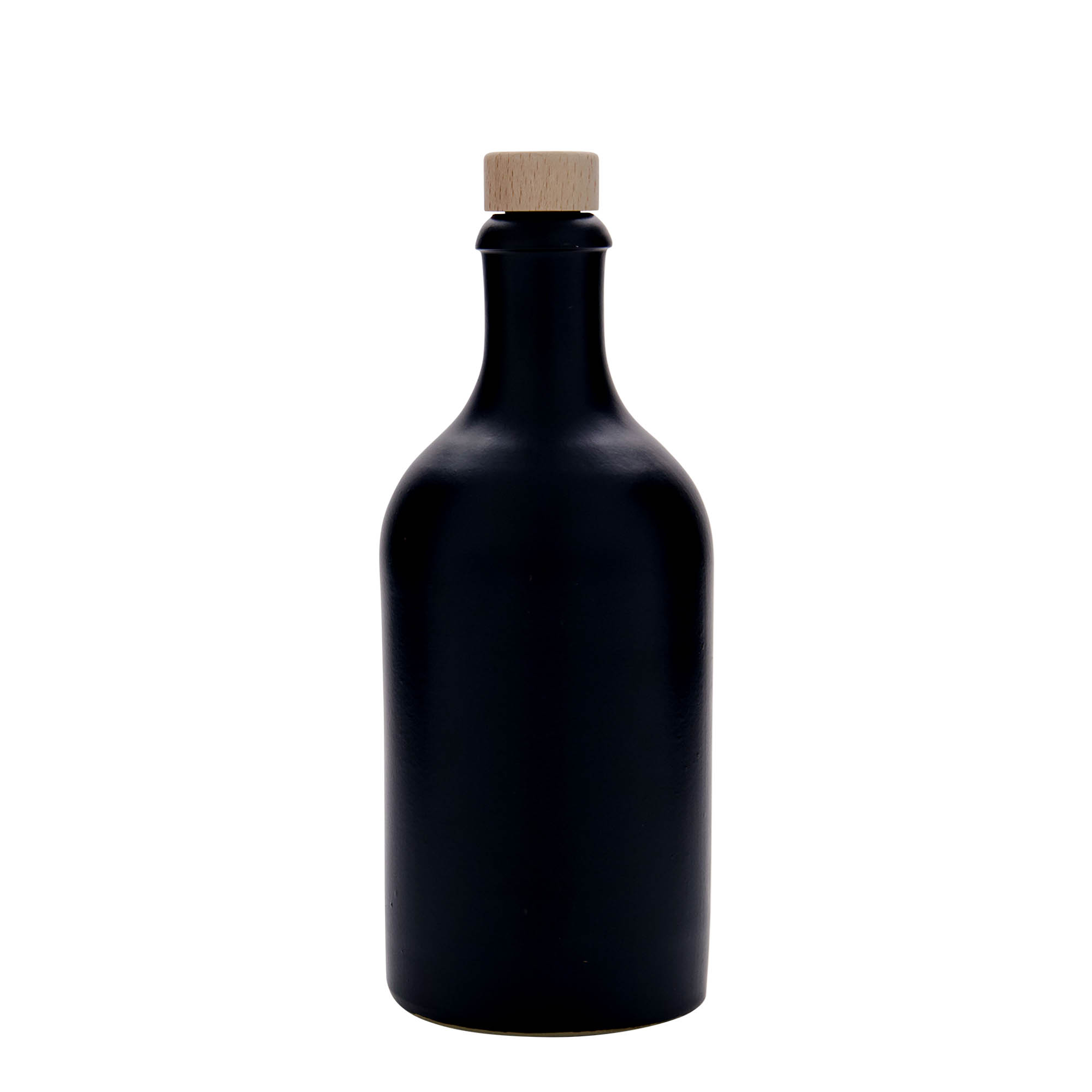 500 ml māla krūze, ķieģeļkeramika, melna, atvere: korķis 500 ml māla krūze, ķieģeļkeramika, melna, atvere: korķis