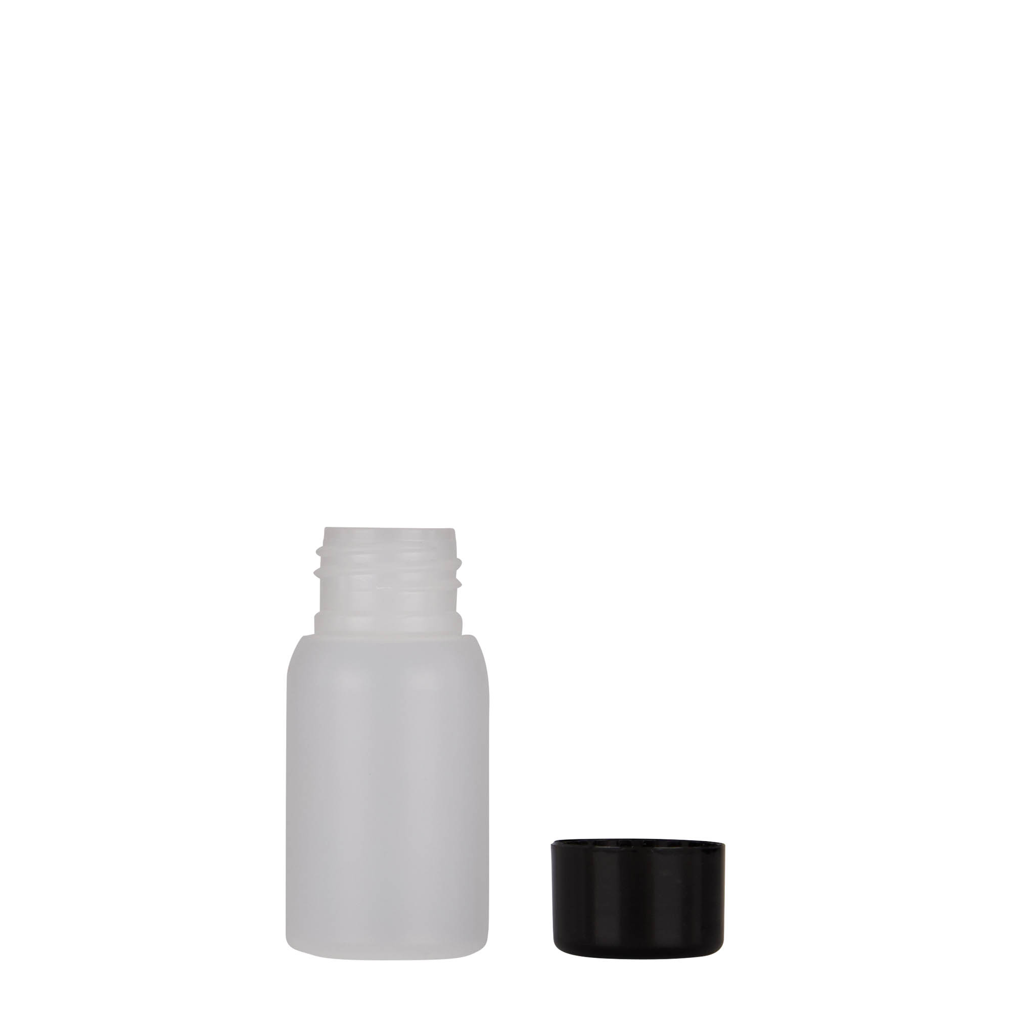 30 ml plastmasas pudele 'Tuffy', HDPE, dabīga, atvere: 24/410