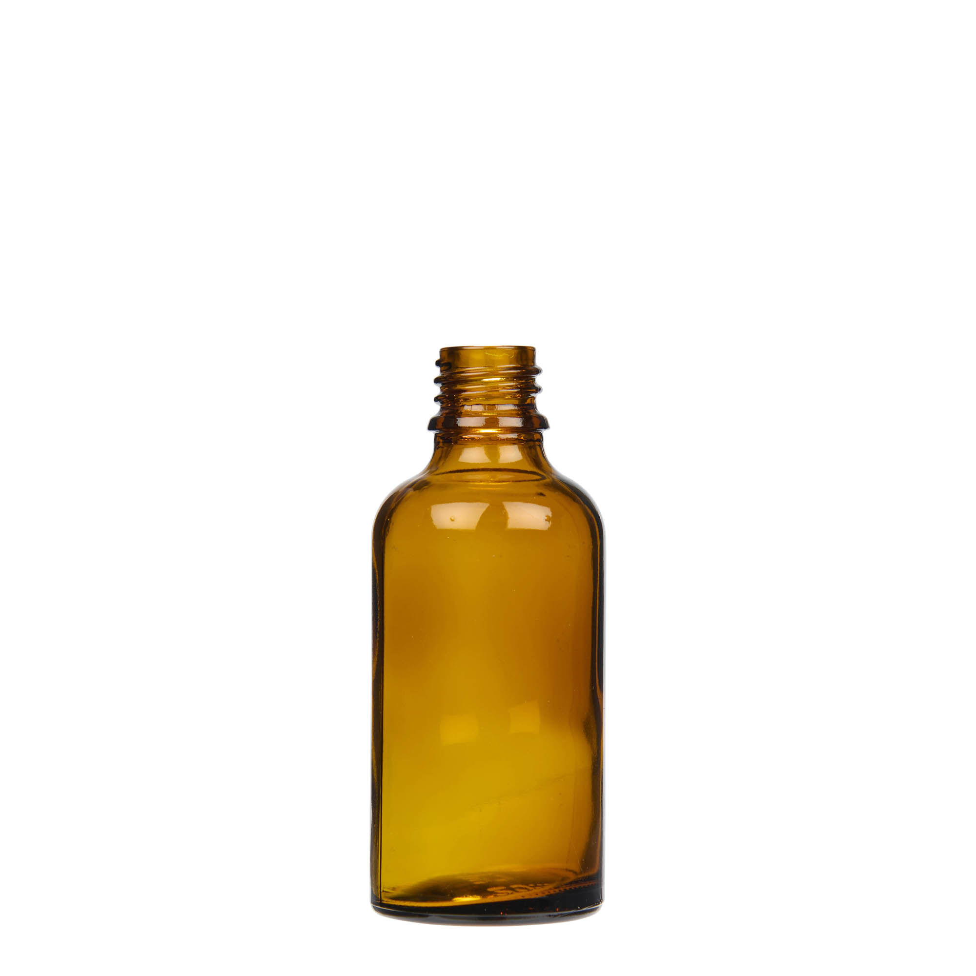 50 ml medicīnas aerosola pudele, stikls, brūna, atvere: DIN 18