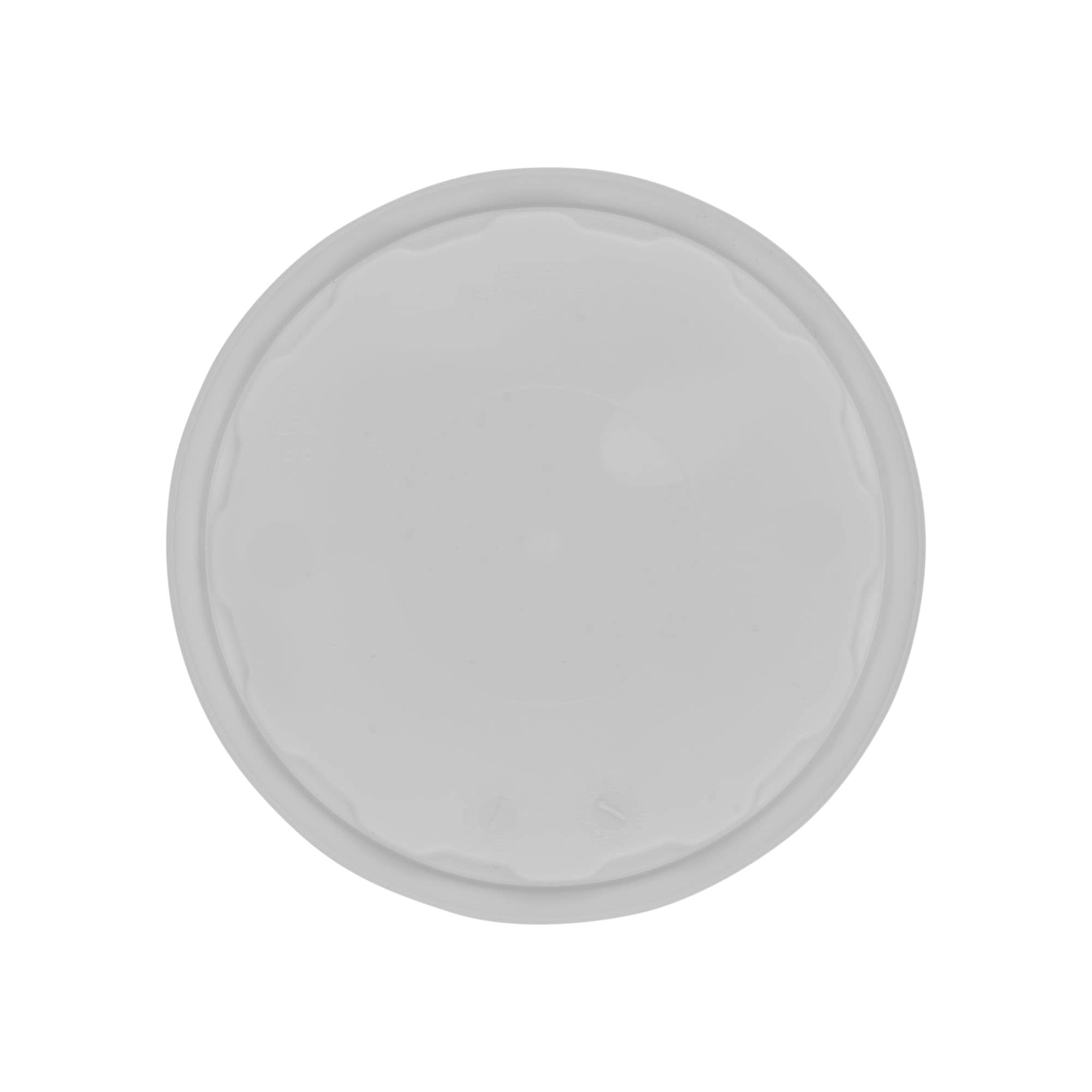 Vāks 1 l spainim, PP plastmasas, balts