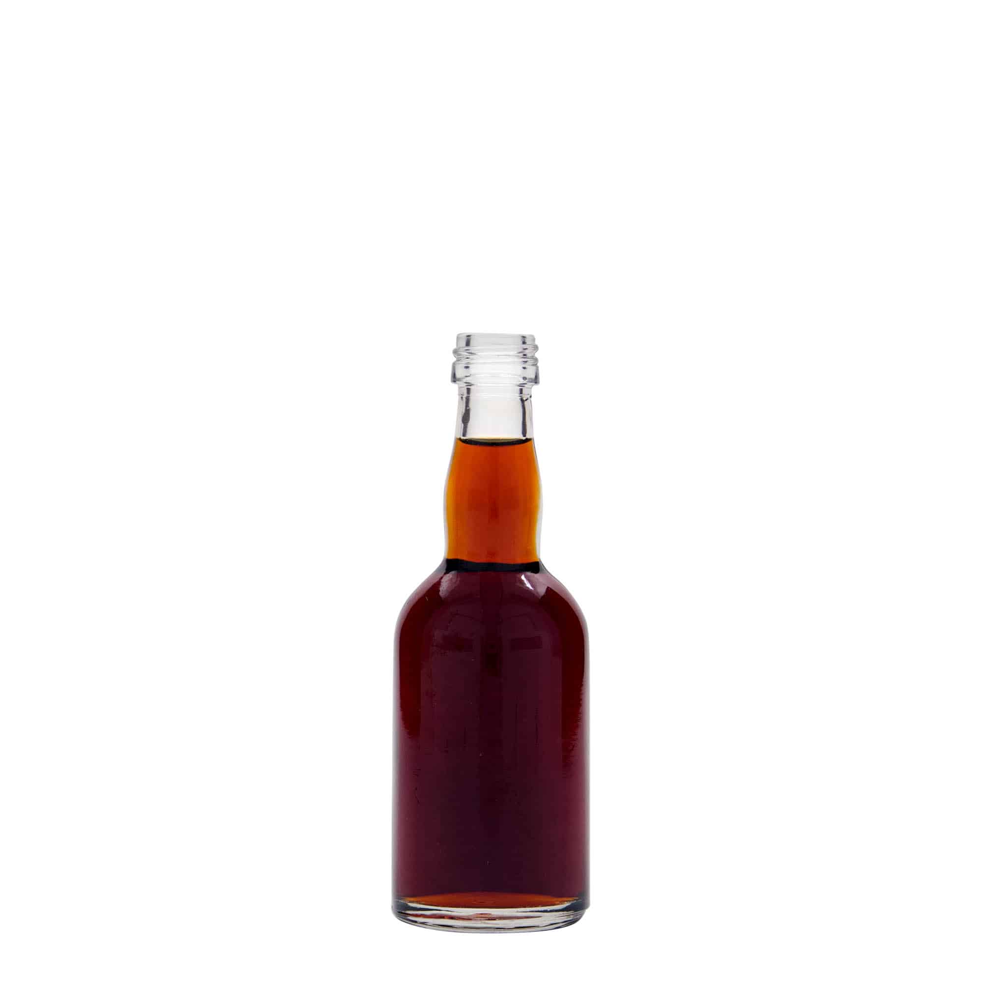 50 ml stikla pudele 'Proba', atvere: PP 18
