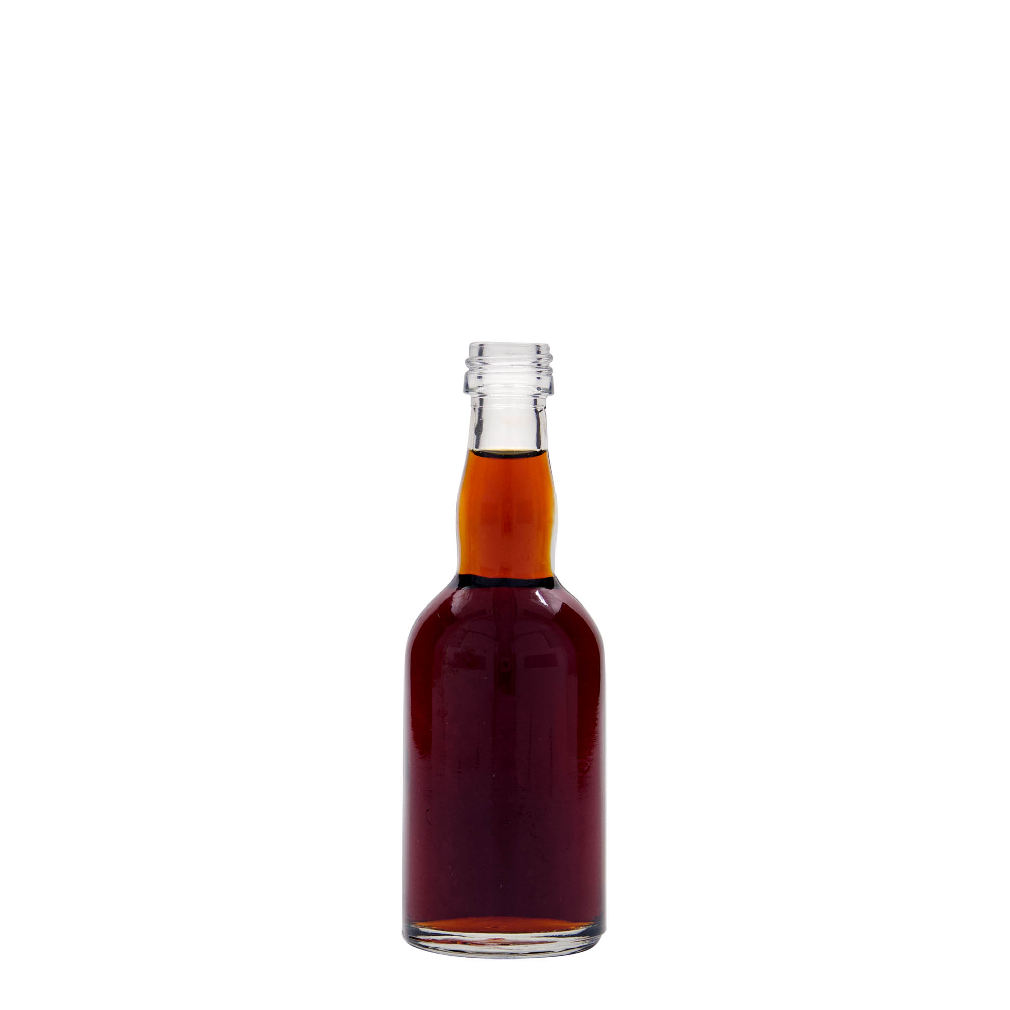 50 ml stikla pudele 'Proba', atvere: PP 18 50 ml stikla pudele 'Proba', atvere: PP 18