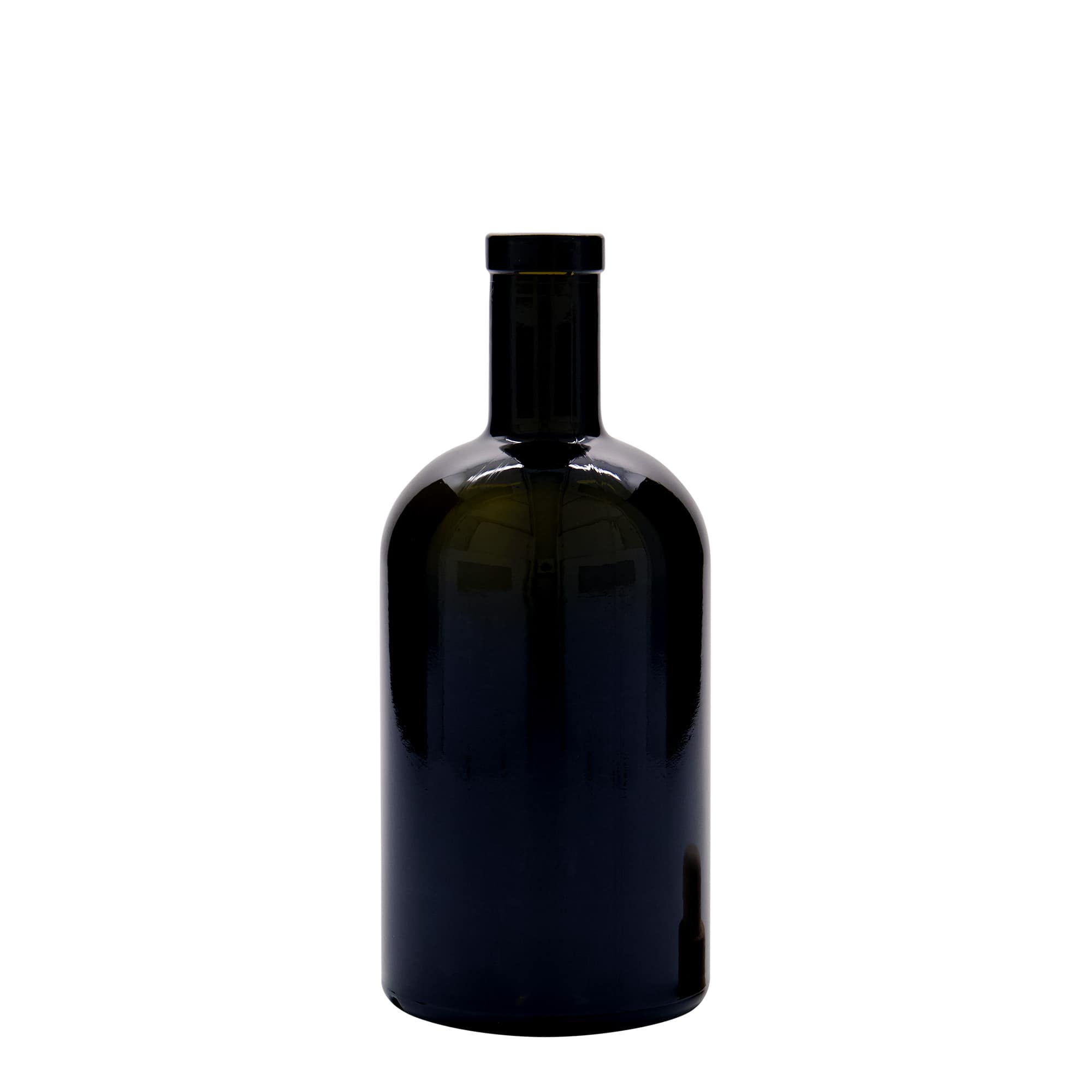 500 ml stikla pudele 'Farmacia', antīkzaļa, atvere: korķis