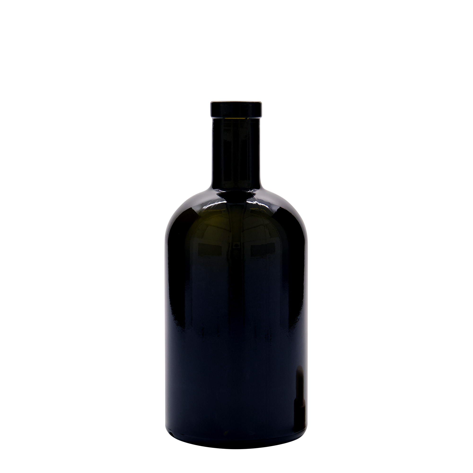 500 ml stikla pudele 'Farmacia', antīkzaļa, atvere: korķis