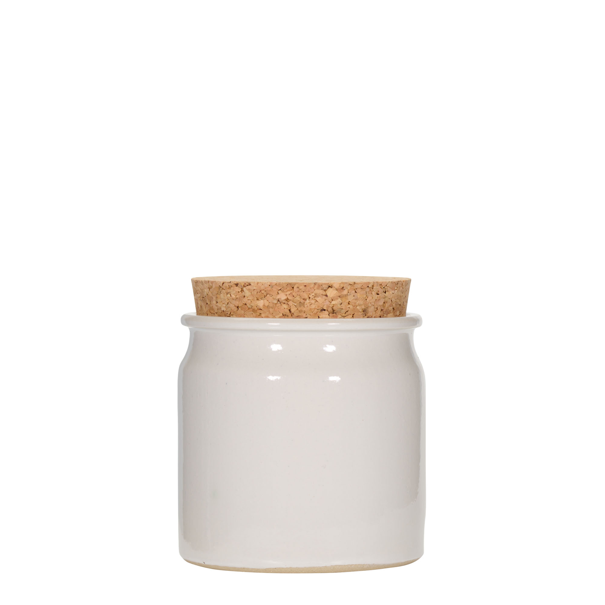 160 ml akmens masas pods, keramika, balts, atvere: korķis