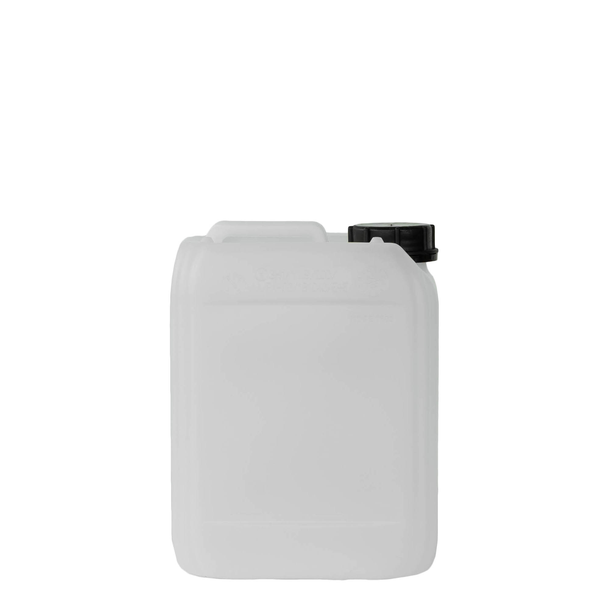 5 l kanniņa, taisnstūrveida, HDPE plastmasa, dabīga, atvere: ND 55 5 l kanniņa, taisnstūrveida, HDPE plastmasa, dabīga, atvere: ND 55