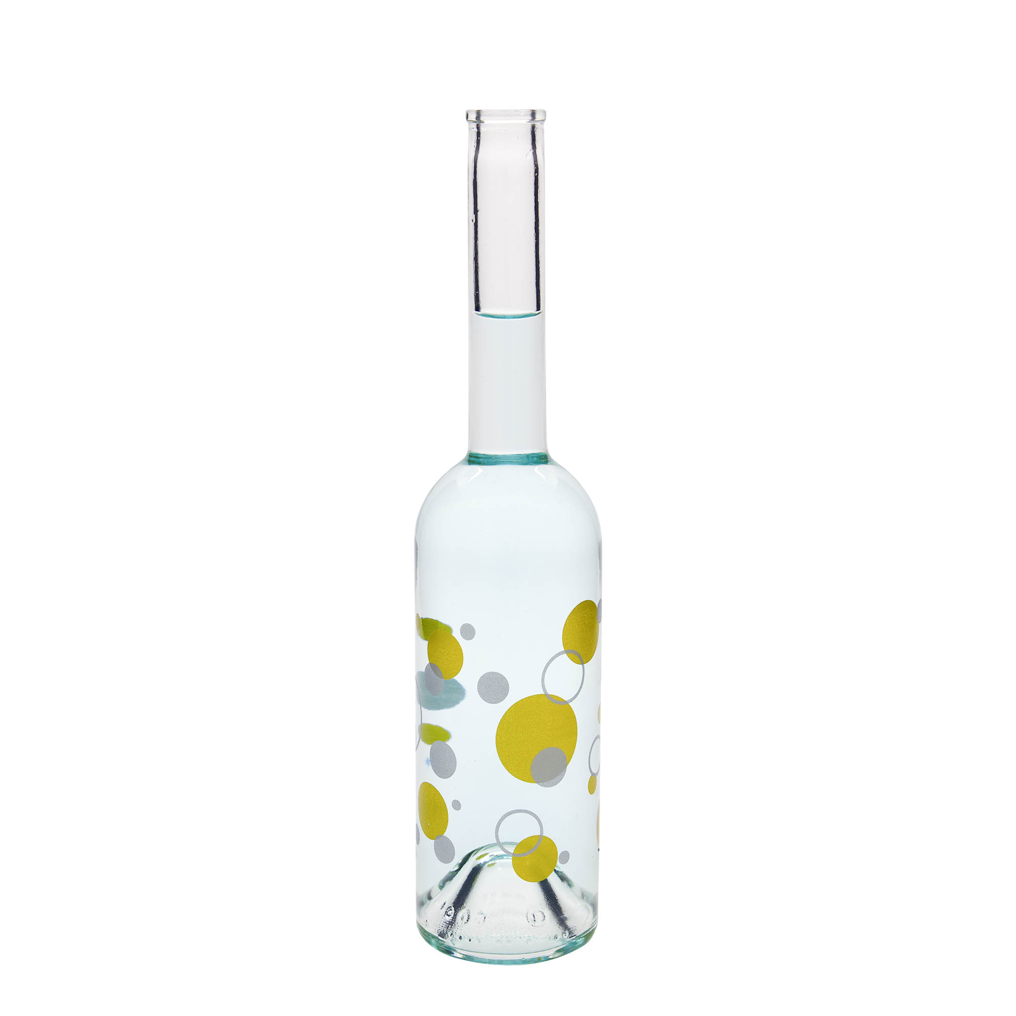 500 ml stikla pudele 'Opera', motīvs: punkti, atvere: korķis