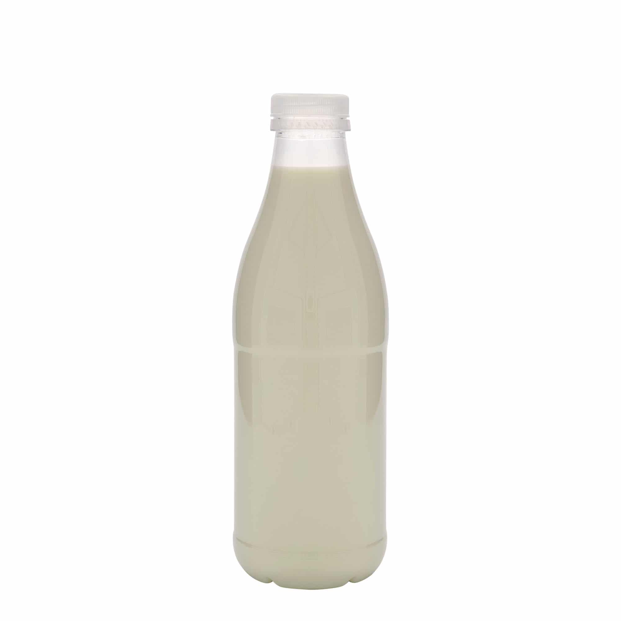 1000 ml PET pudele 'Milk and Juice', plastmasas, aizdare: 38 mm