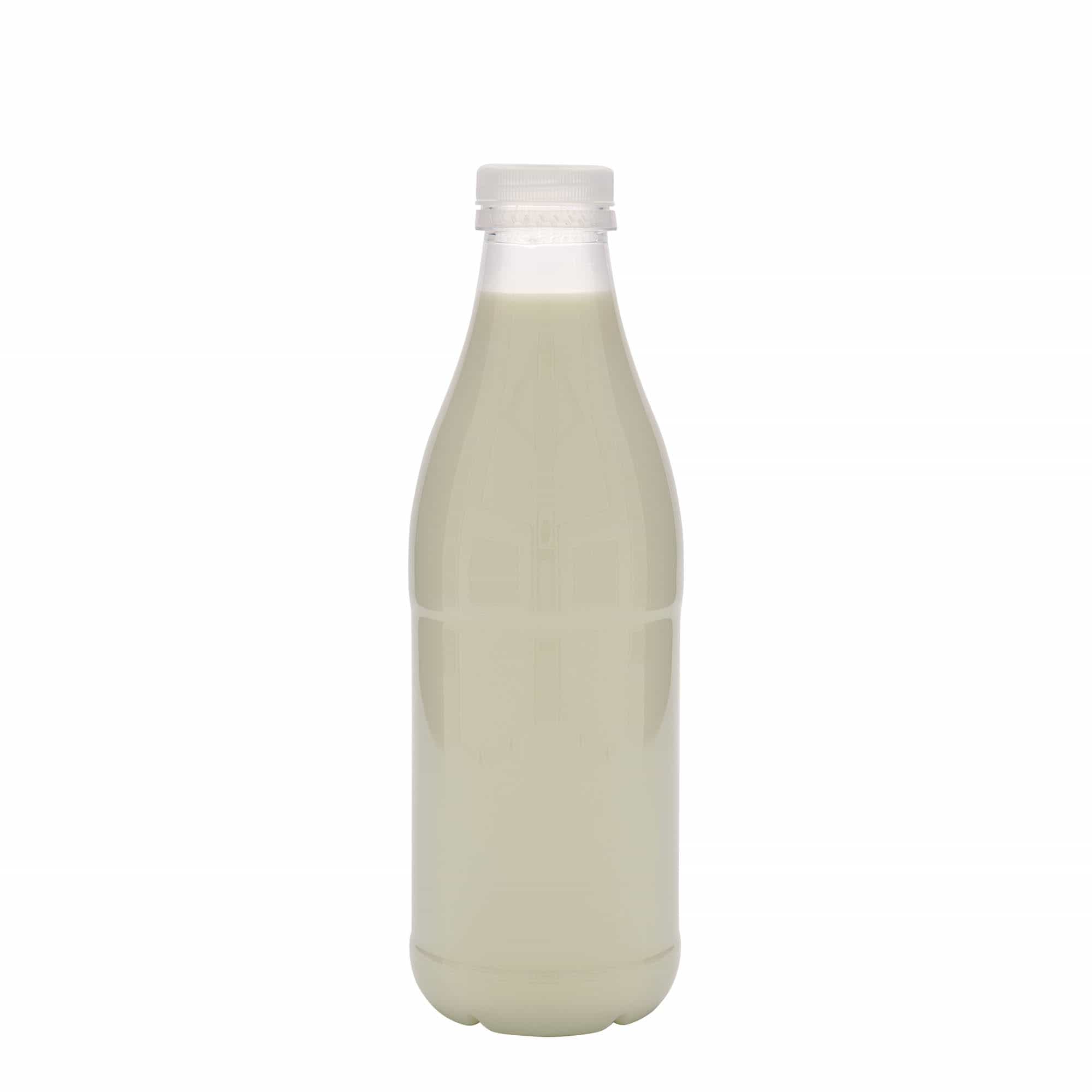1 000 ml PET pudele 'Piens un sula', plastmasa, atvere: 38 mm