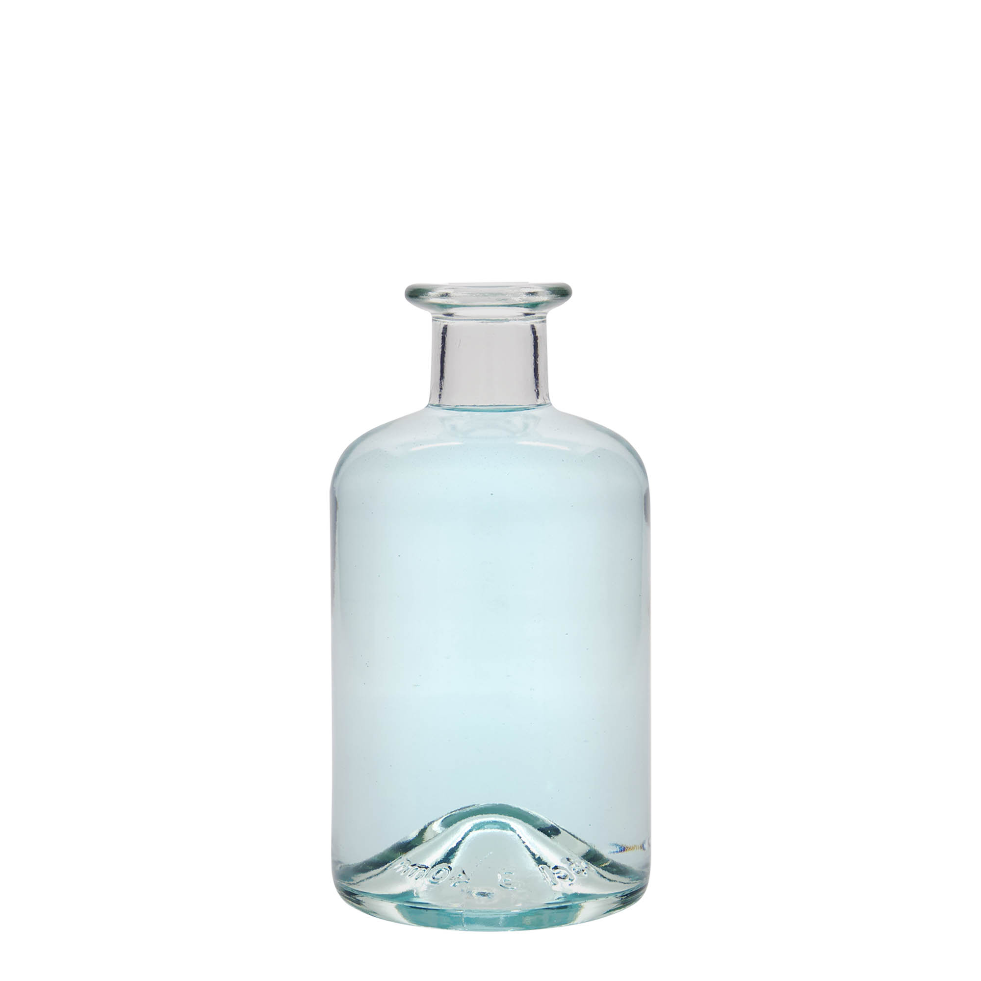 350 ml stikla pudele aptiekāram, atvere: korķis
