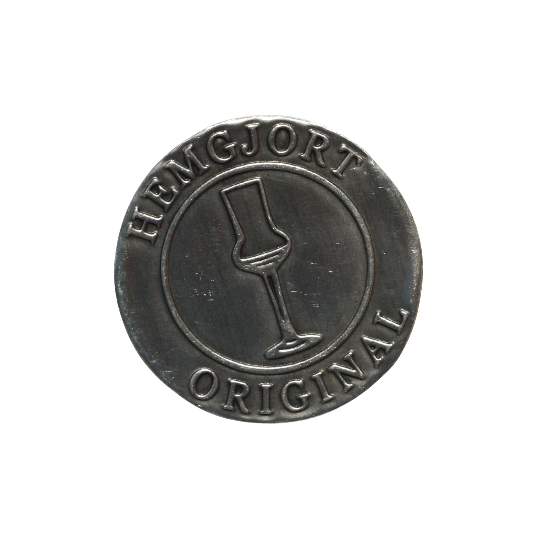 Svītrkods “Hemgjort Original”, apaļš, metāla, sudraba krāsā Svītrkods “Hemgjort Original”, apaļš, metāla, sudraba krāsā