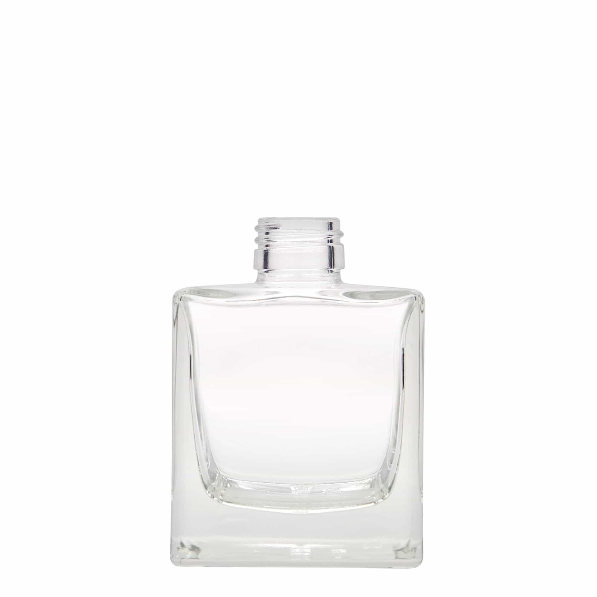 200 ml stikla pudele 'Cube', kvadrātiska, aizdare: PP 28 200 ml stikla pudele 'Cube', kvadrātiska, aizdare: PP 28