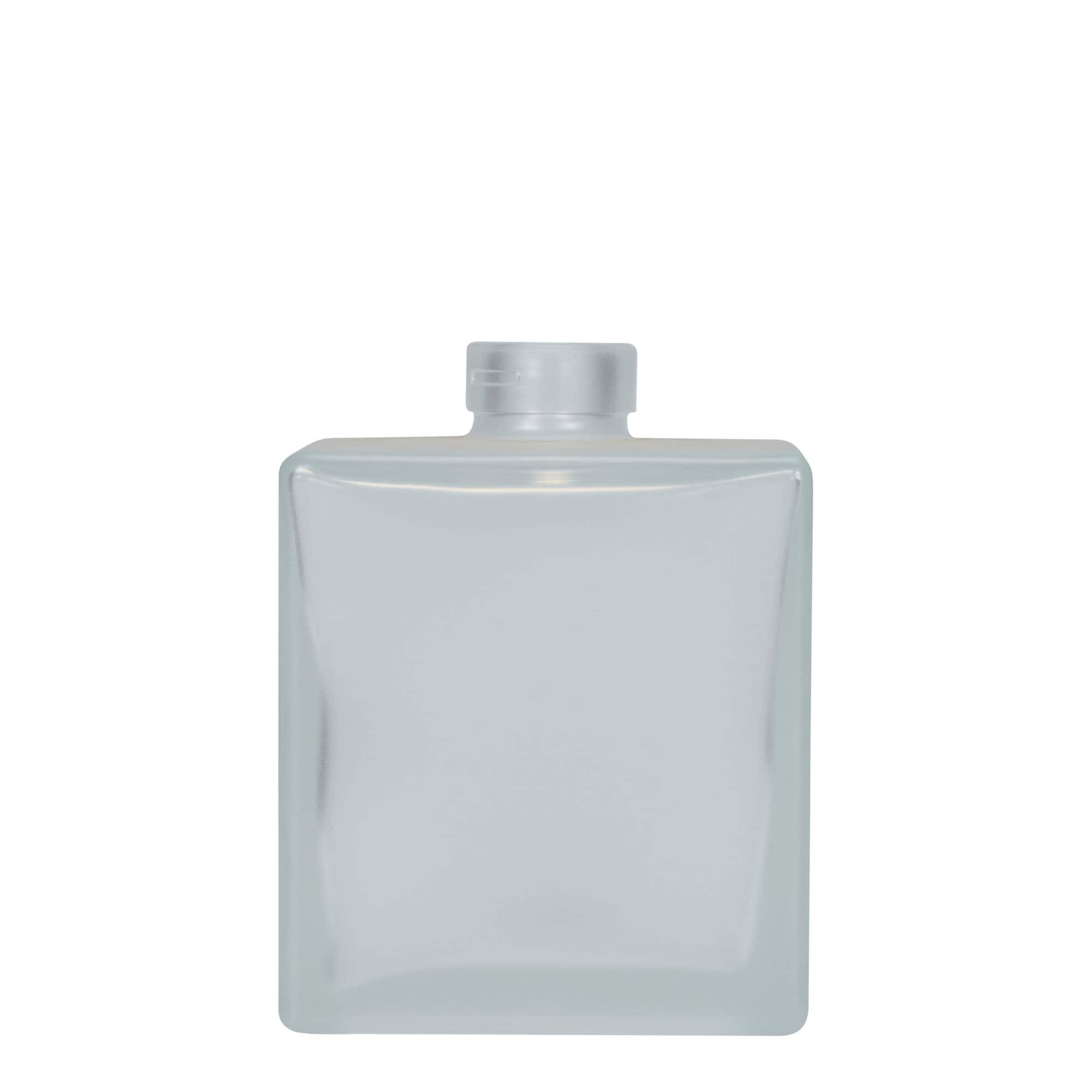 500 ml stikla pudele 'Cube', kvadrātiska, matēta, aizdare: korķis 500 ml stikla pudele 'Cube', kvadrātiska, matēta, aizdare: korķis