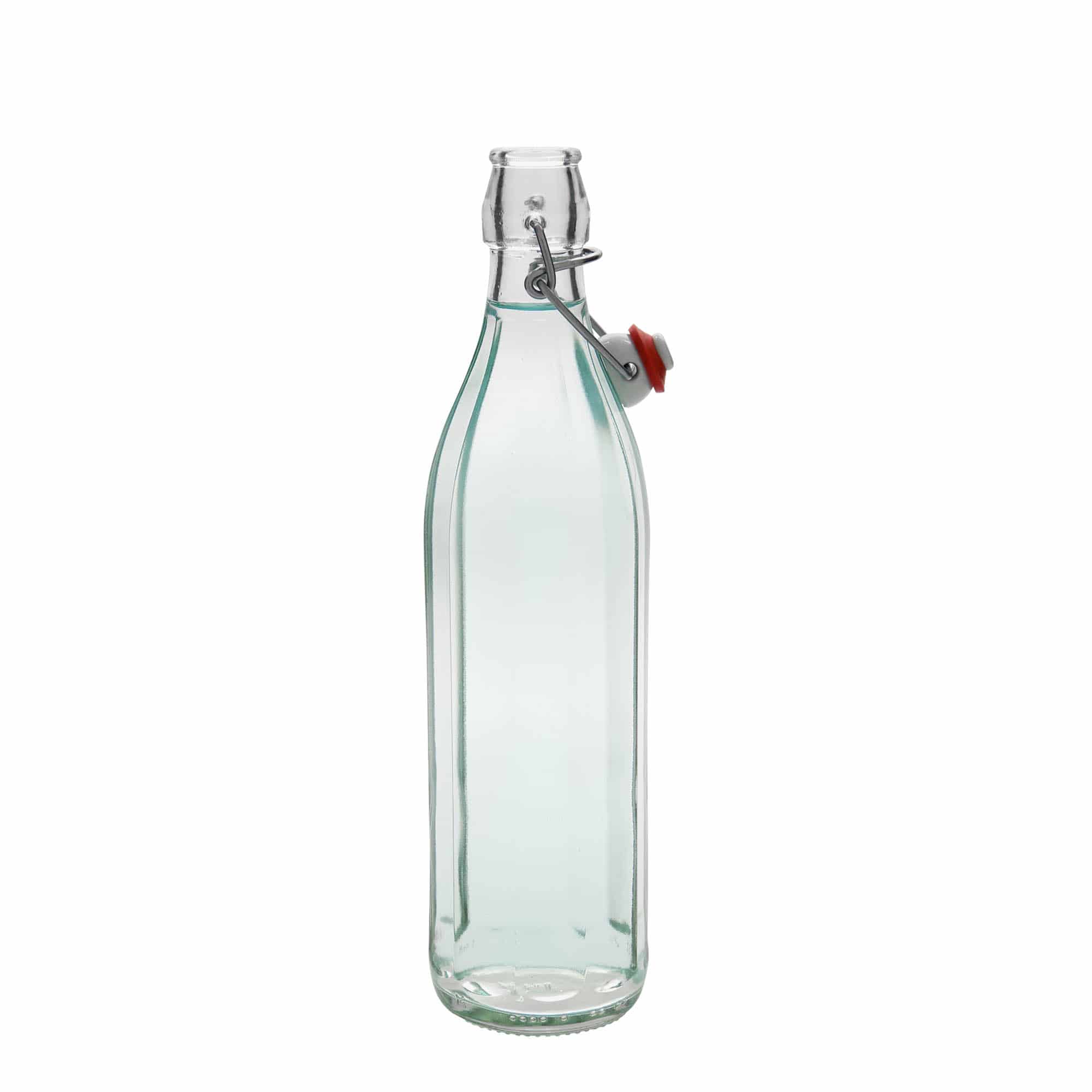 750 ml stikla pudele 'Bravo', desmitstūraina, atvere: aizslēgšanas skava 750 ml stikla pudele 'Bravo', desmitstūraina, atvere: aizslēgšanas skava