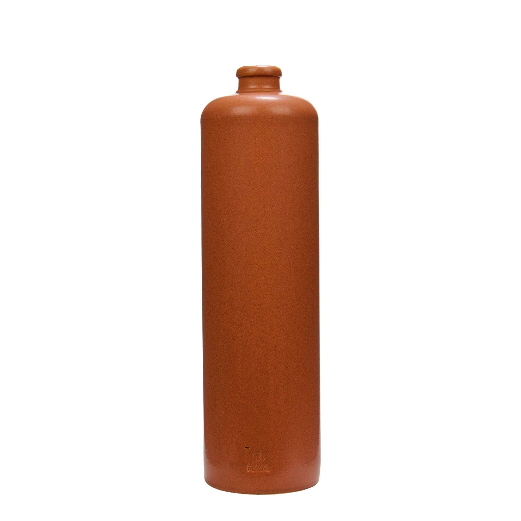 1000 ml māla krūka, keramika, sarkana/brūna, aizdare: korķis 1000 ml māla krūka, keramika, sarkana/brūna, aizdare: korķis