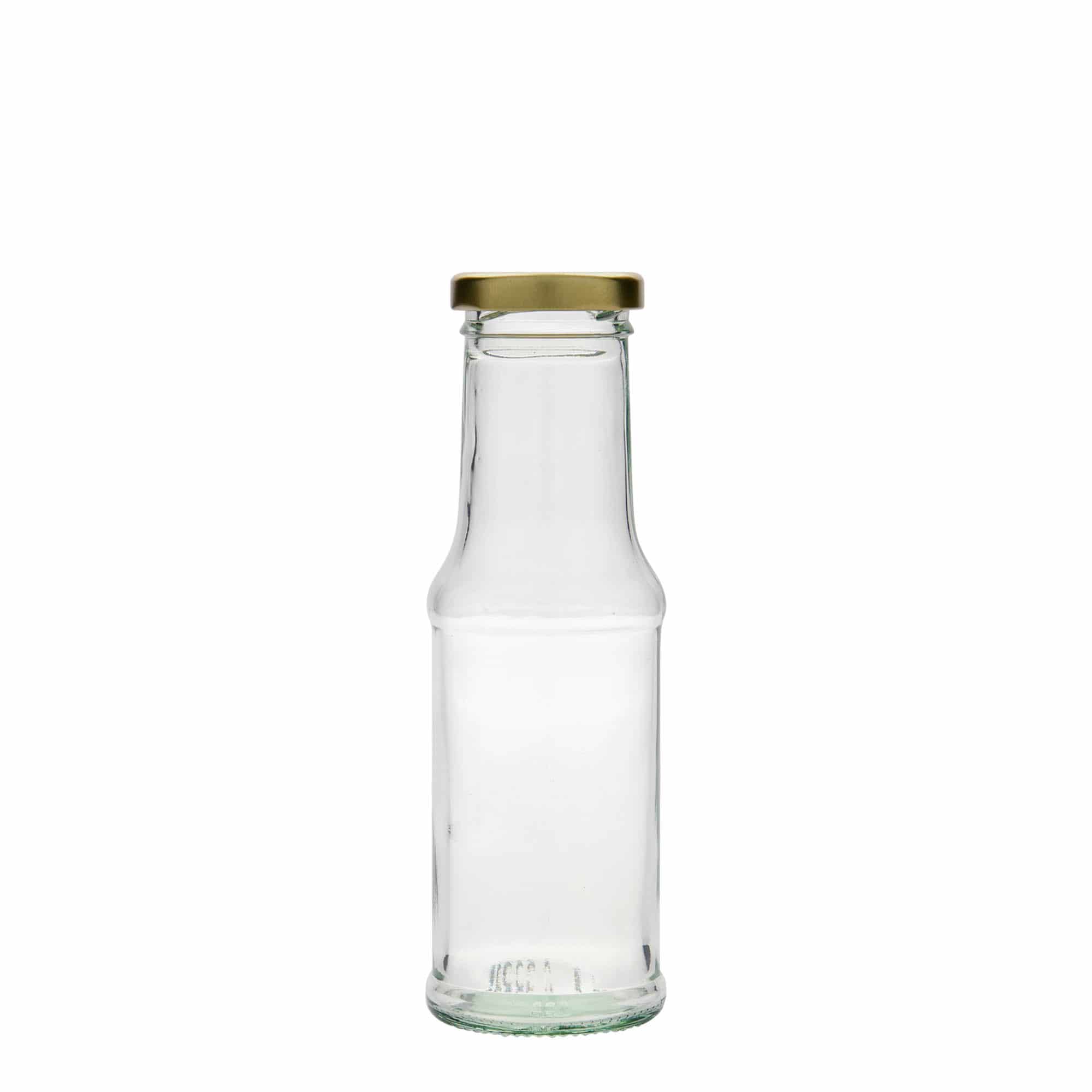 200 ml mērces pudele, stikla, aizdare: Twist Off (TO 43)