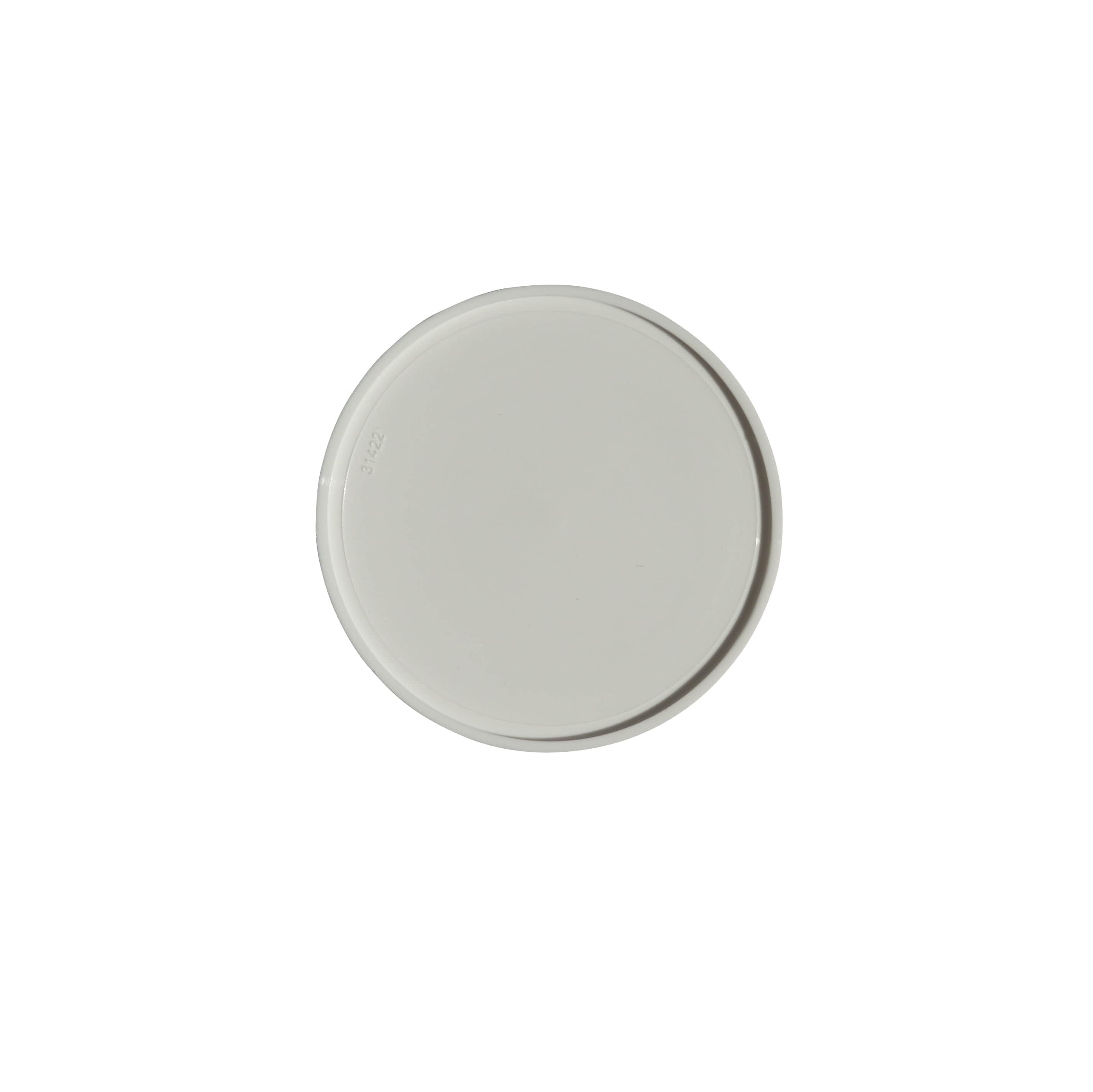Nosegplāksnīte 30 ml 'Bianca', PP plastmasas, balta Nosegplāksnīte 30 ml 'Bianca', PP plastmasas, balta