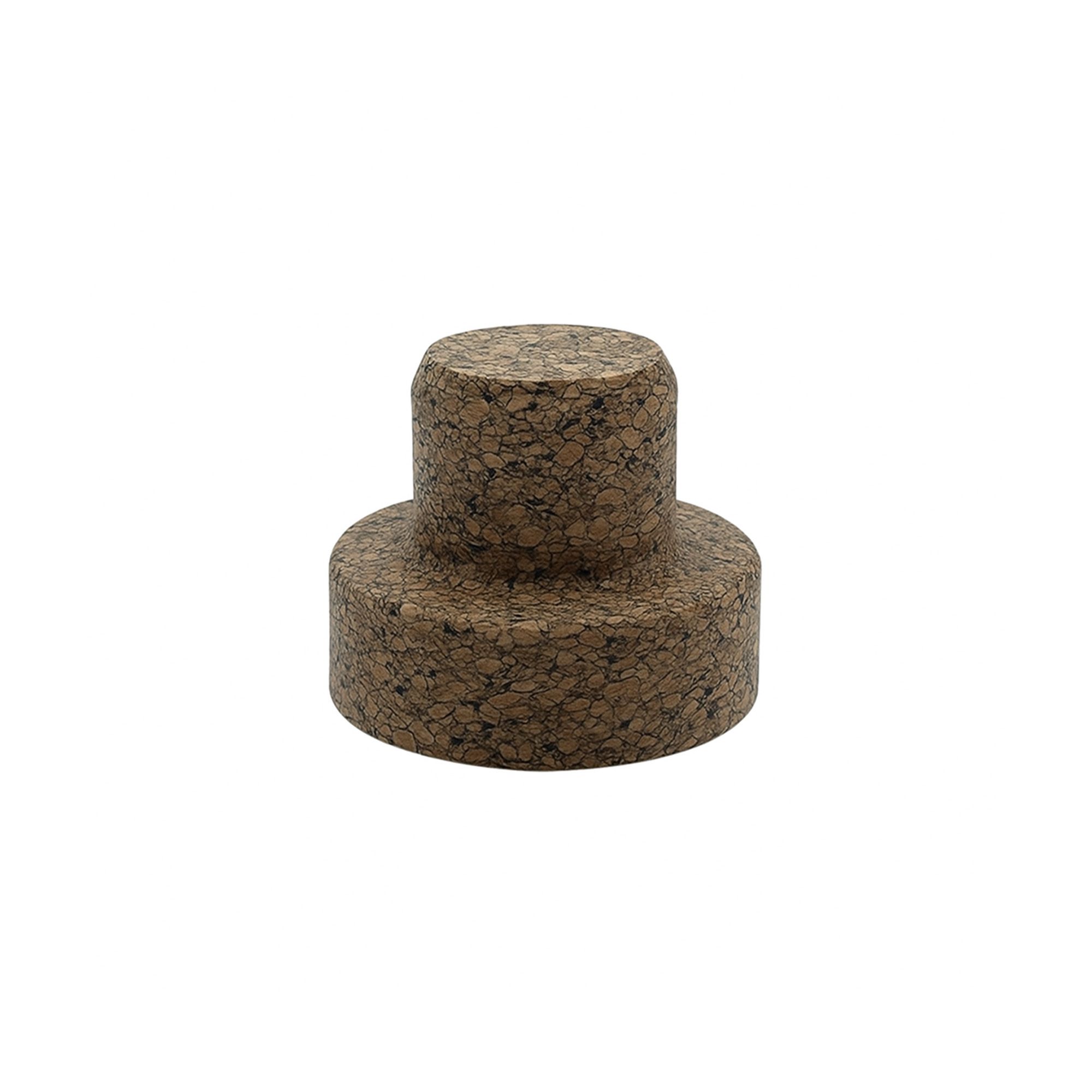 Roktura korķis 'Sharp' 22,5 mm, Corkcoal, dzintara atverei: korķis ar platu malu Roktura korķis 'Sharp' 22,5 mm, Corkcoal, dzintara atverei: korķis ar platu malu