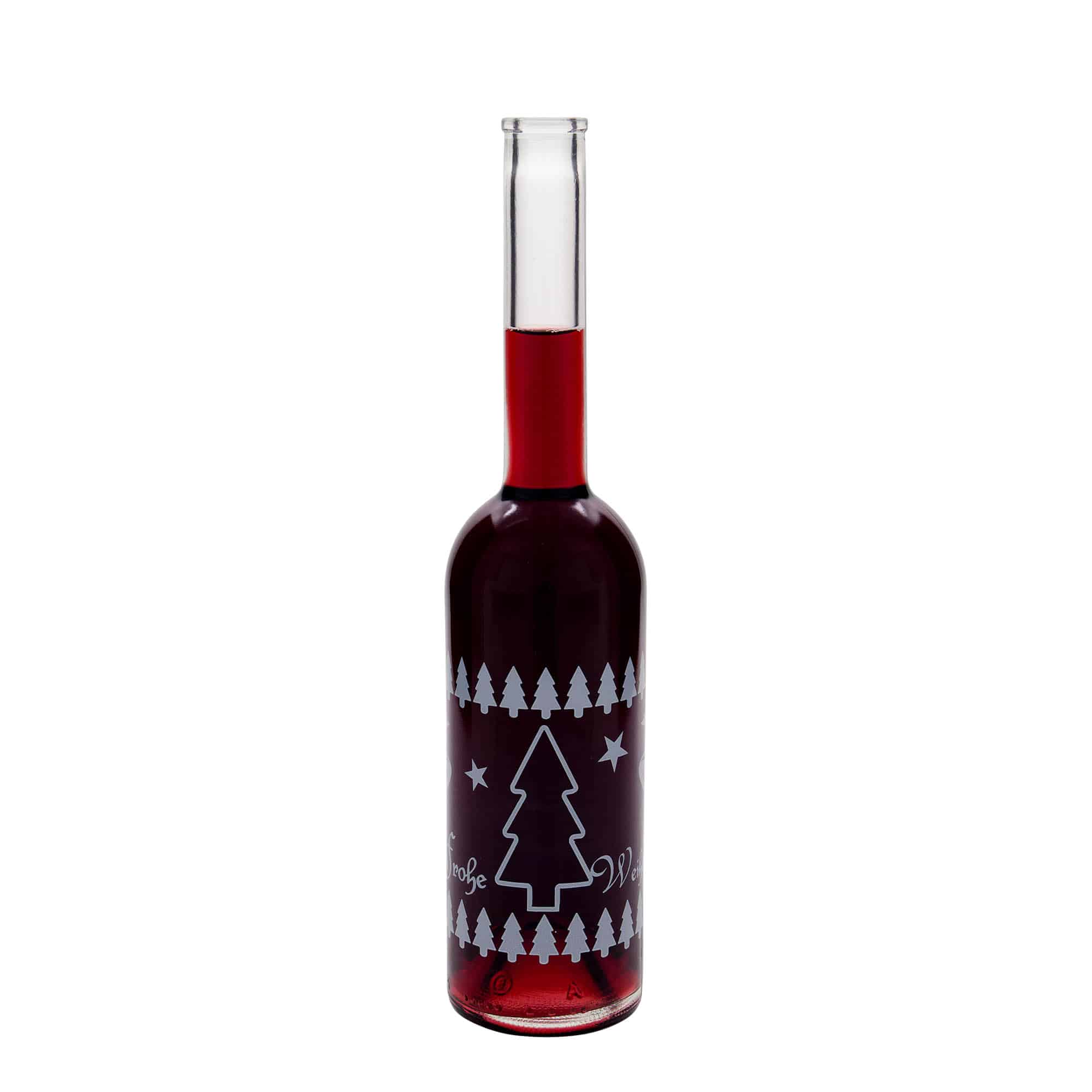 500 ml stikla pudele 'Opera', motīvs: klasiskas Ziemassvētki, atvere: korķis