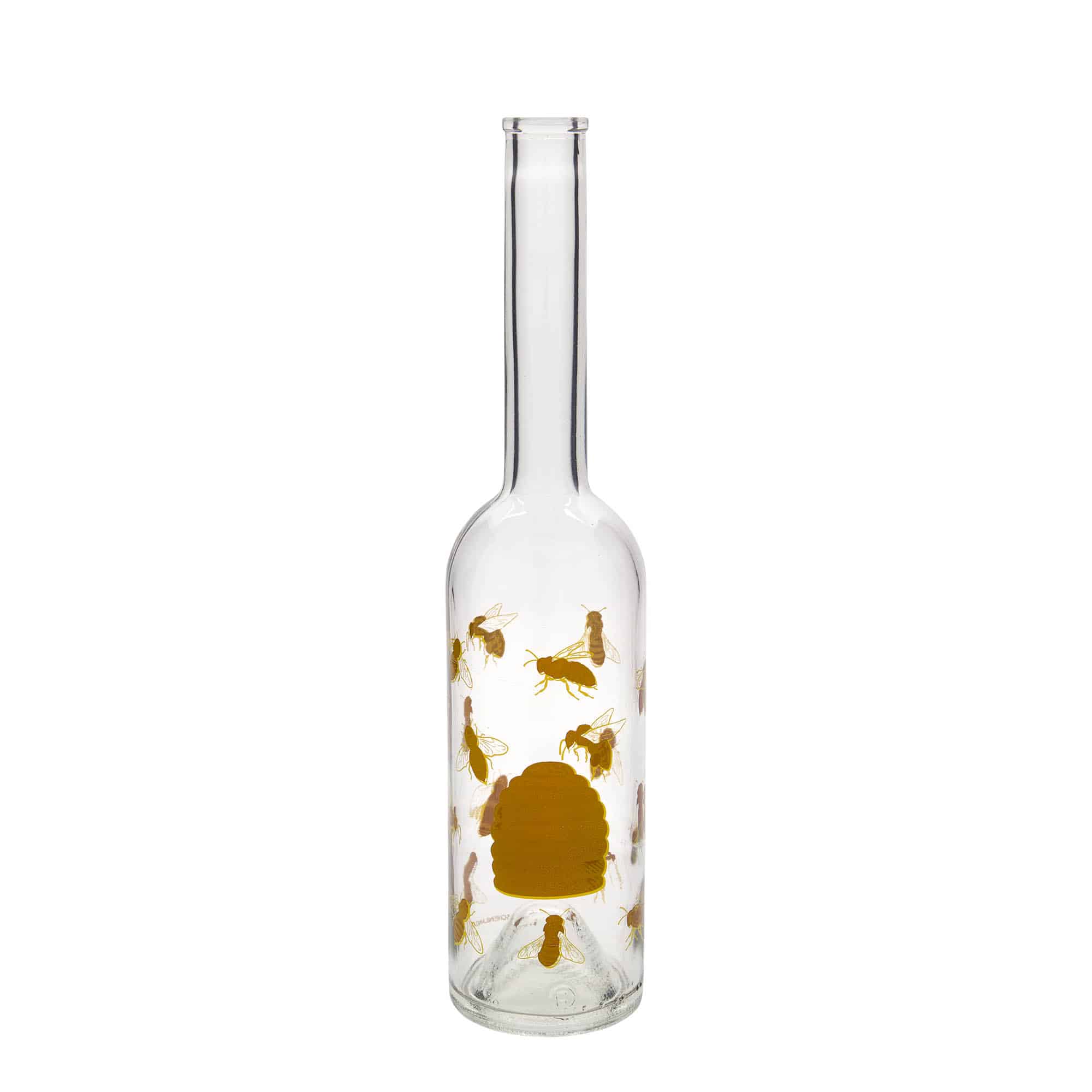 500 ml stikla pudele 'Opera', motīvs: bites, atvere: korķis