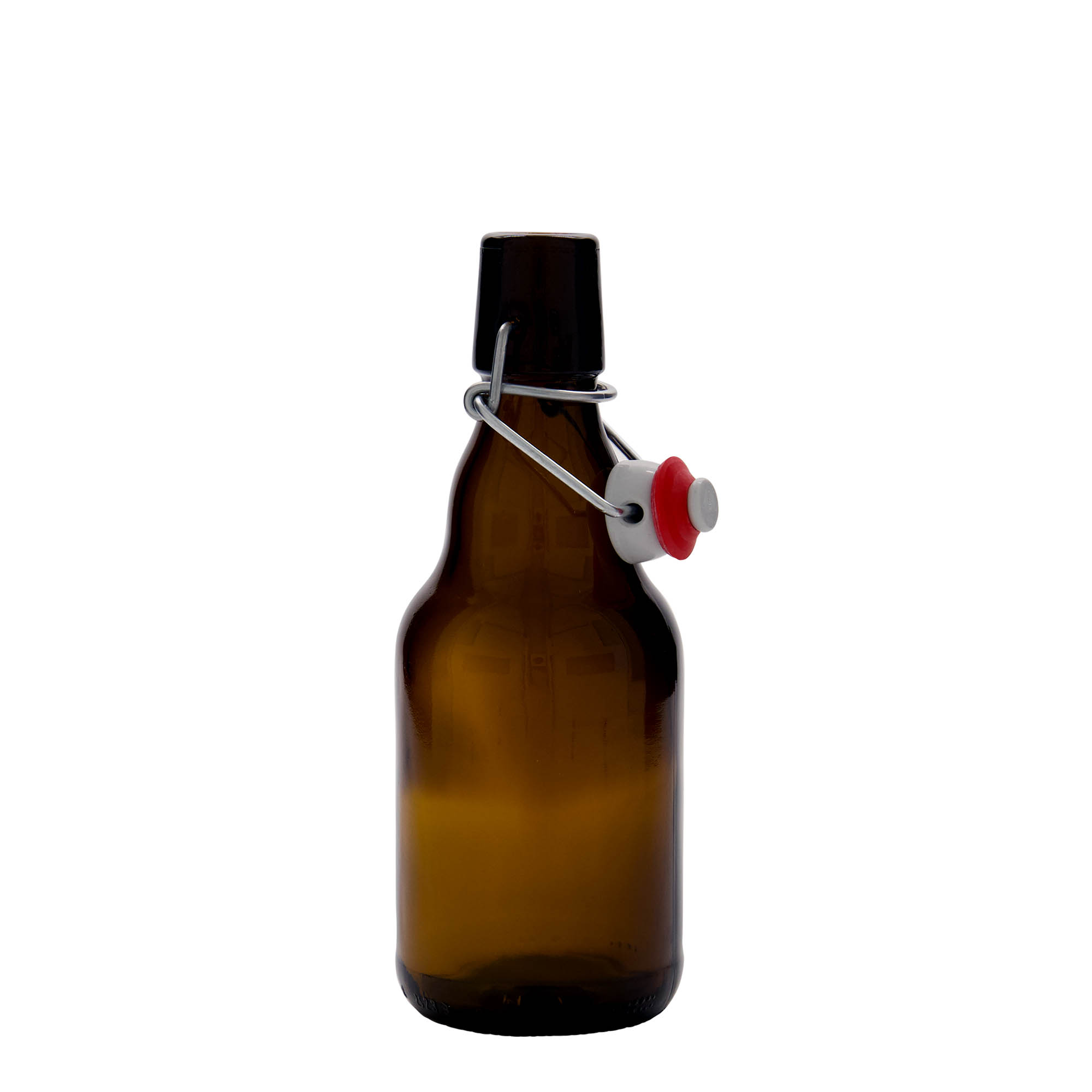 330 ml alus pudele 'Steinie', stikls, brūna, atvere: aizbīdņa vāciņš