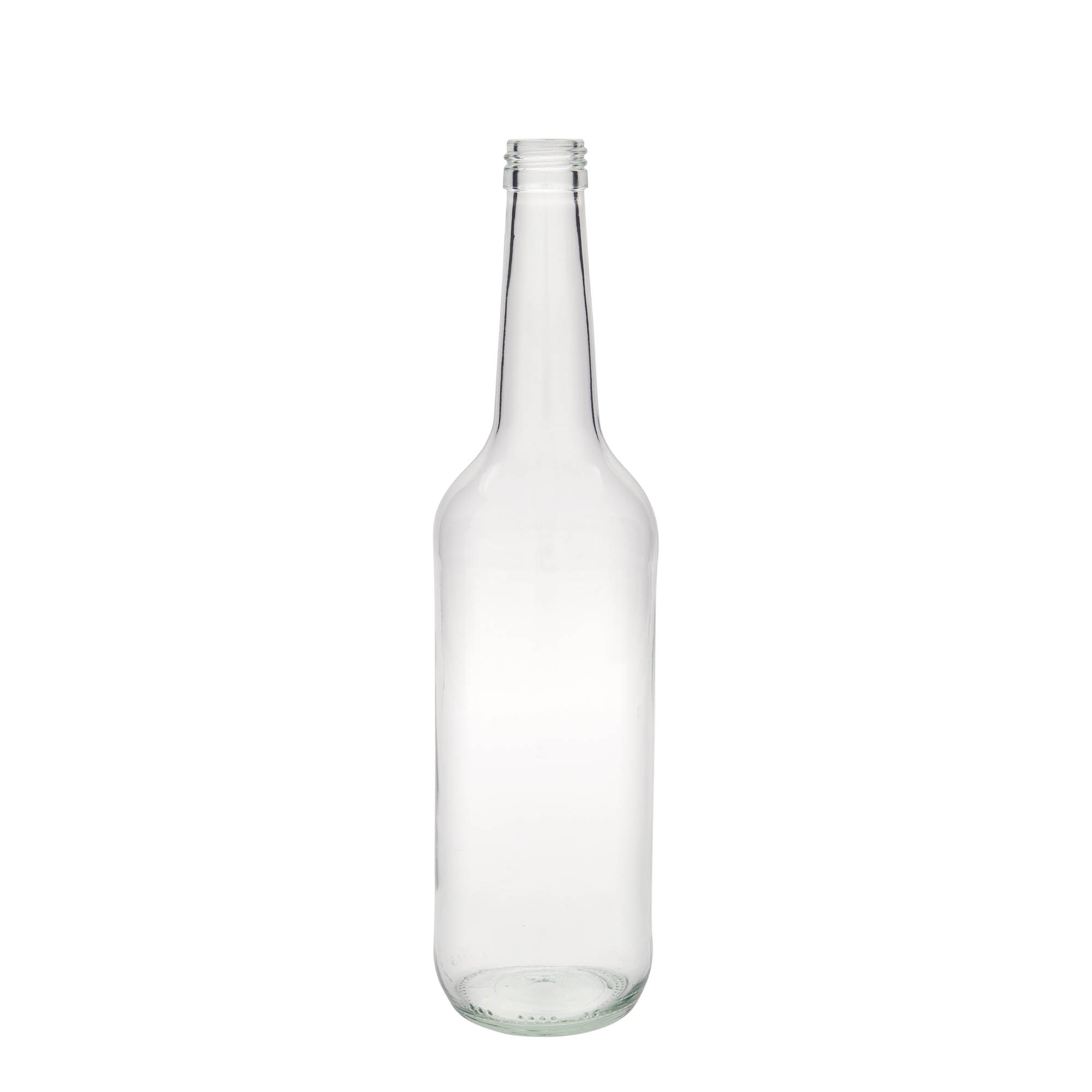 700 ml stikla pudele ar taisnu kaklu, atvere: PP 28
